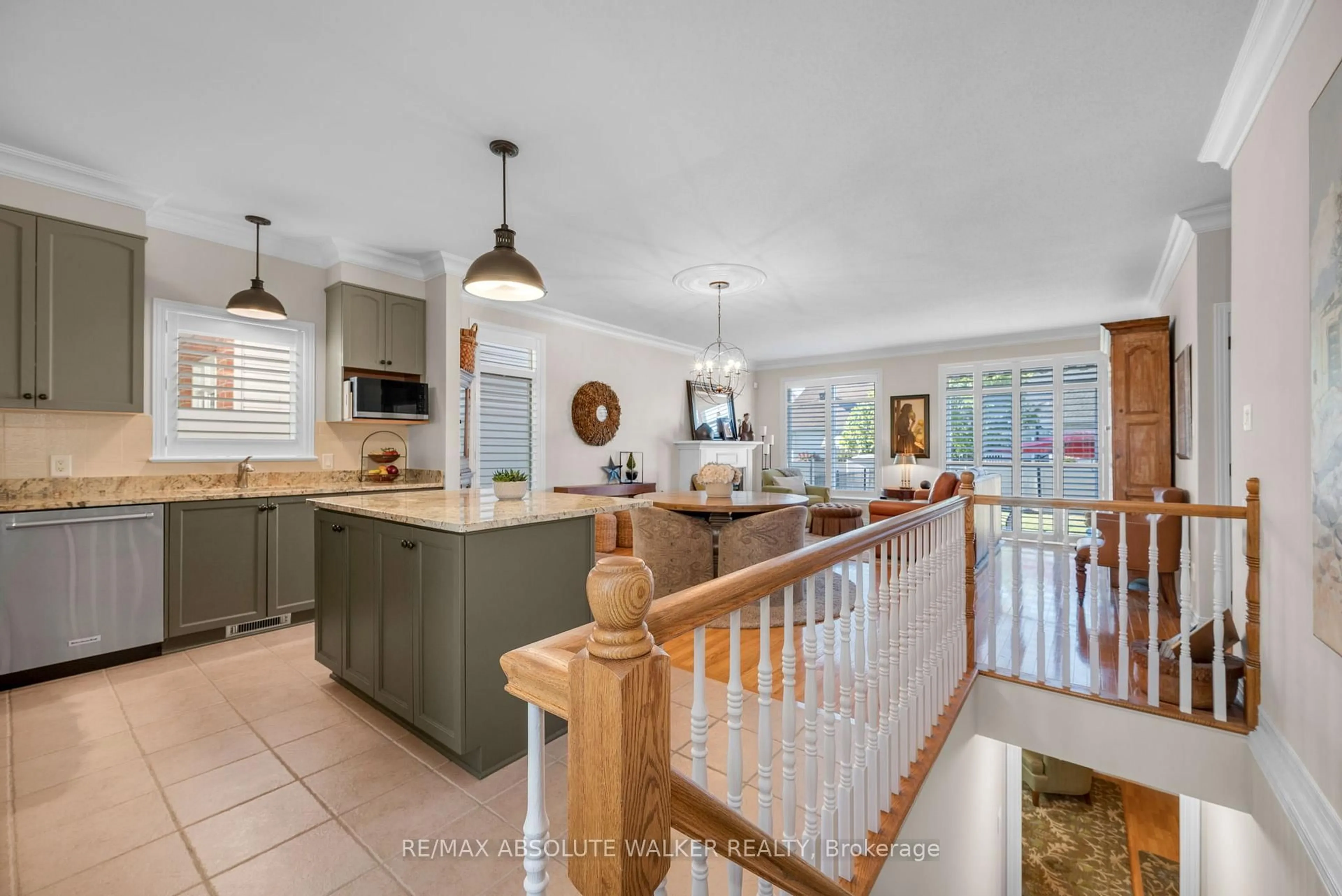 Open concept kitchen, ceramic/tile floor for 841 Scala Ave, Orleans Ontario K4A 4M1