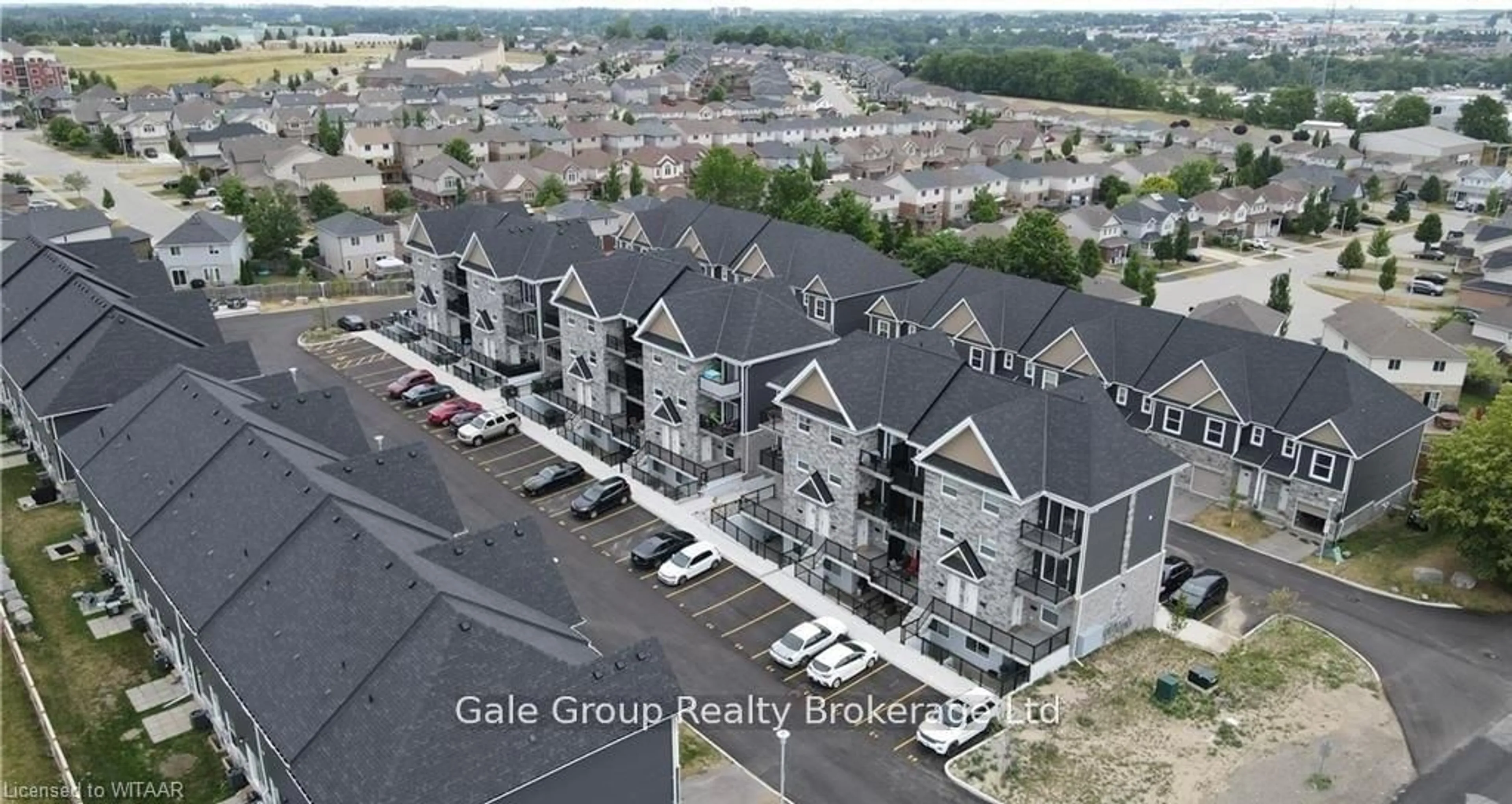 A pic from outside/outdoor area/front of a property/back of a property/a pic from drone, building for 439 Athlone Ave #E2, Woodstock Ontario N4V 0C8