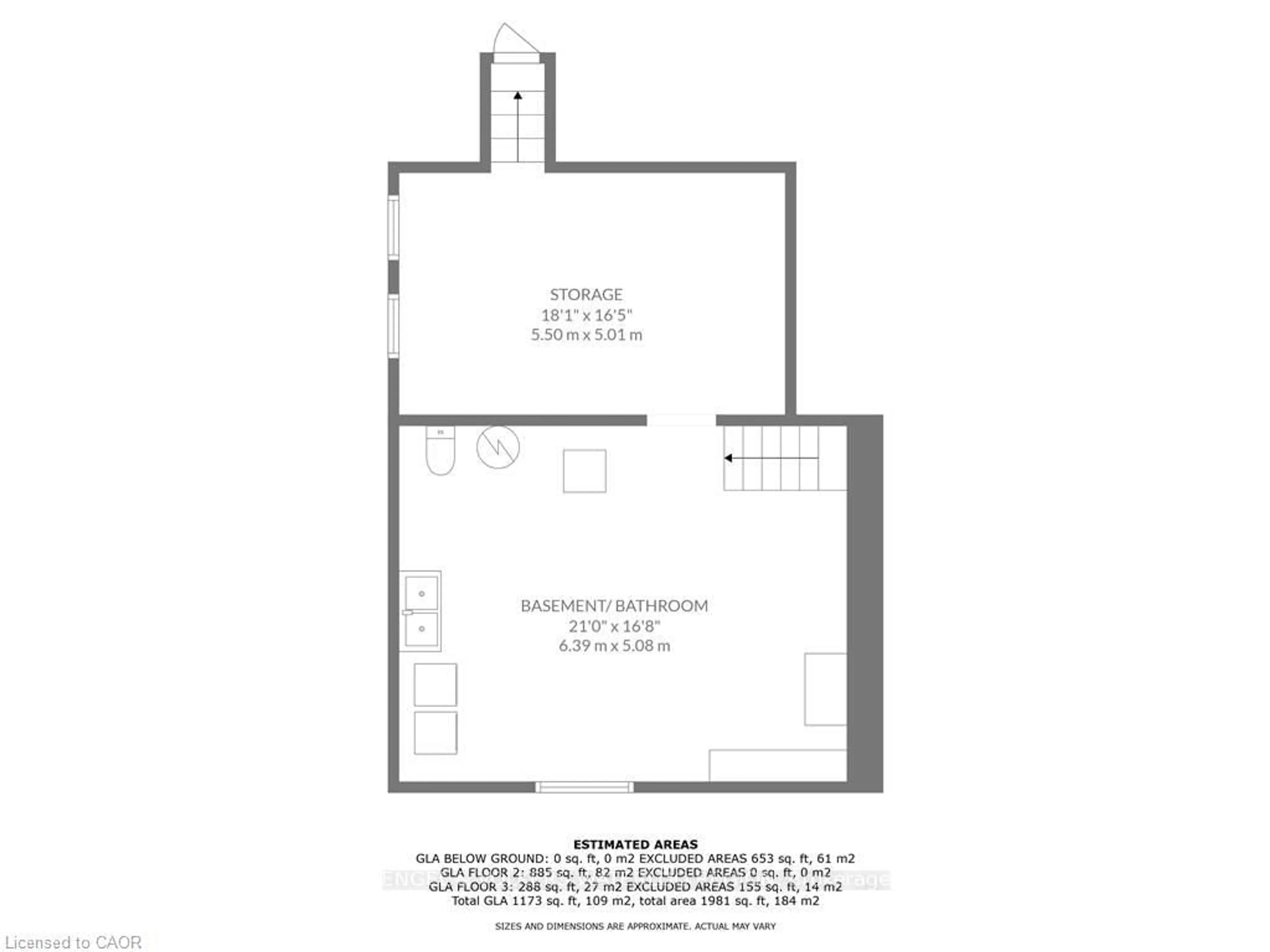 Floor plan for 536 Church St, Cambridge Ontario N3H 1X5