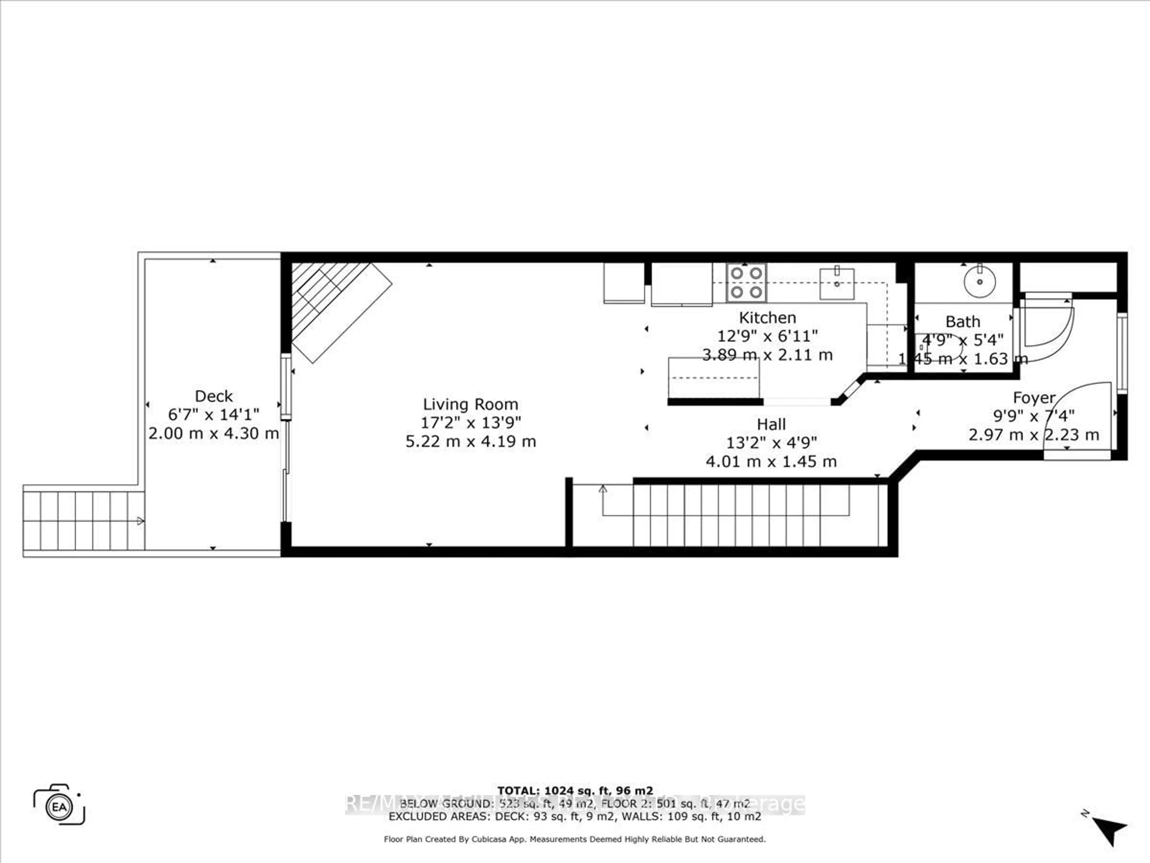 Floor plan for 6643 Bilberry Dr #A, Ottawa Ontario K1C 4N5