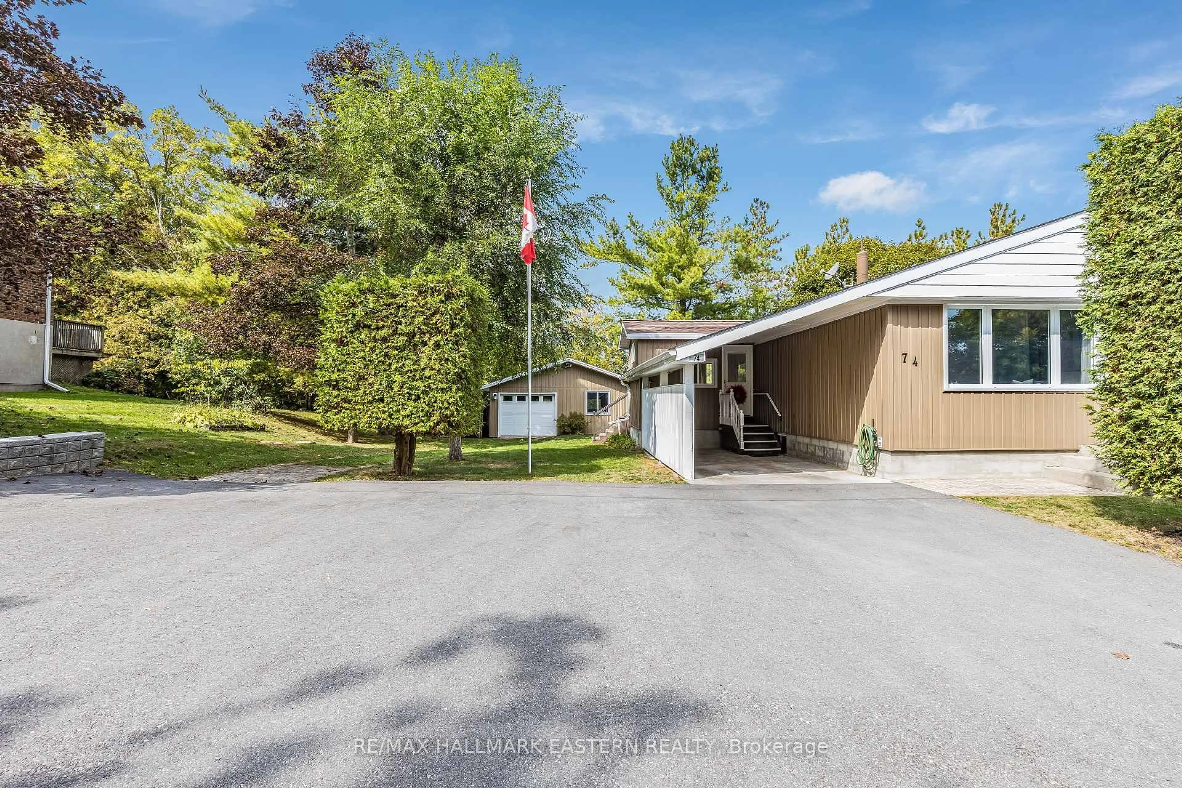 A pic from outside/outdoor area/front of a property/back of a property/a pic from drone, street for 74 Ridge St, Asphodel-Norwood Ontario K0L 2V0