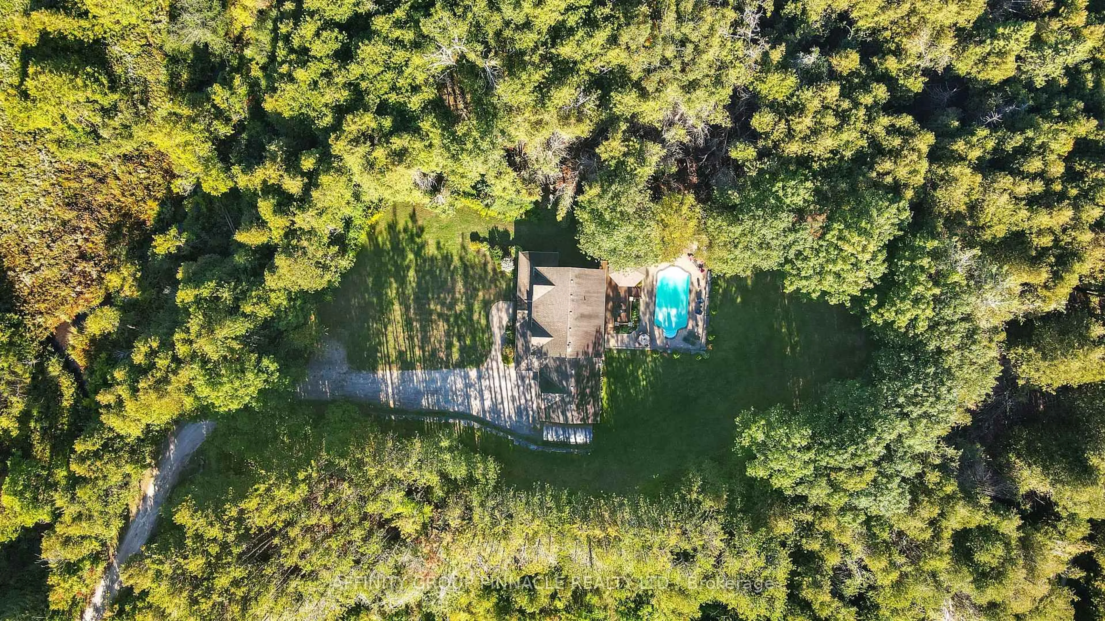 A pic from outside/outdoor area/front of a property/back of a property/a pic from drone, water/lake/river/ocean view for 297 St Luke's Rd, Kawartha Lakes Ontario K9V 4R5