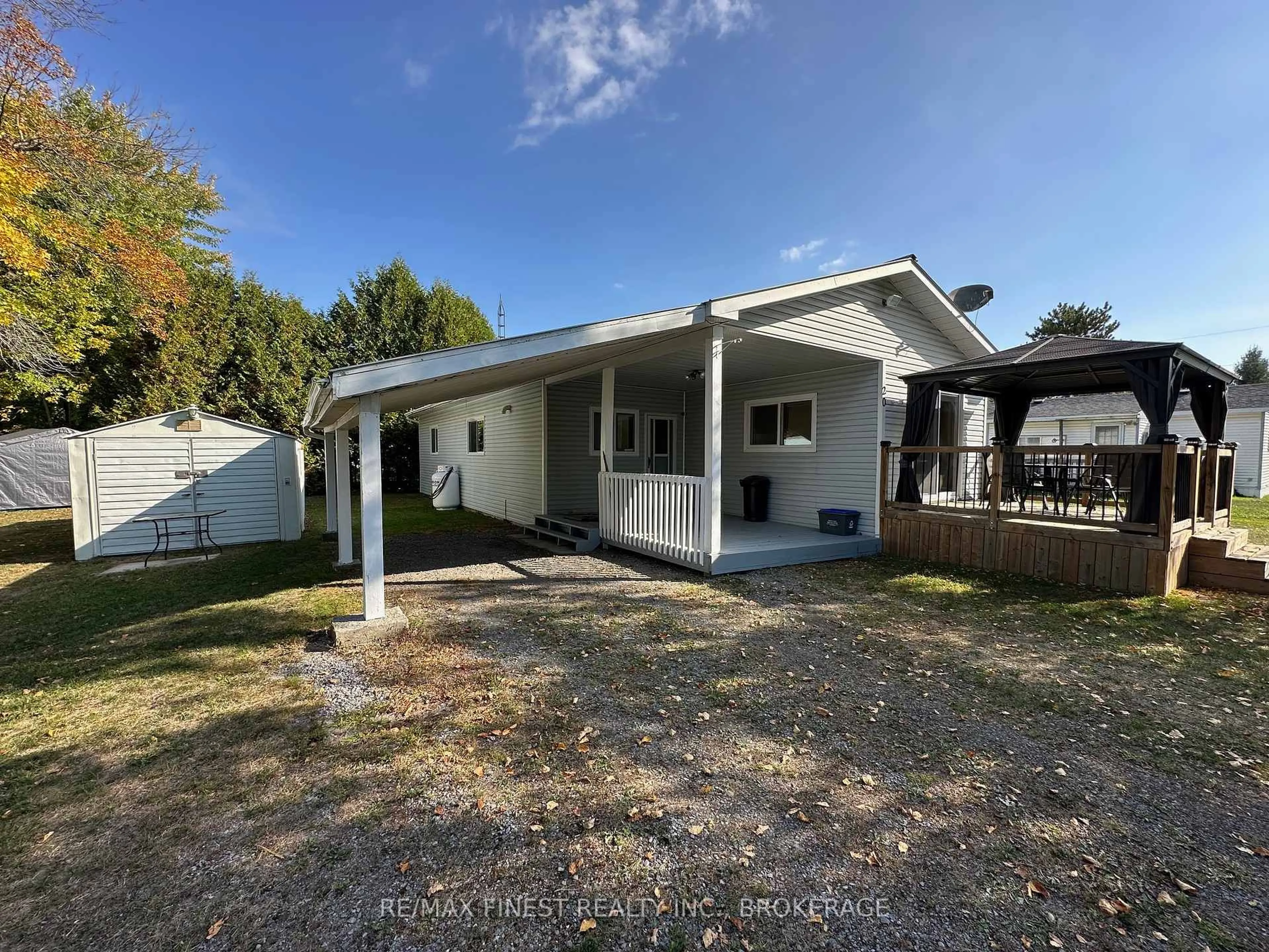 Home with vinyl exterior material, street for 4329 E.R. Orser Rd, Verona Ontario K0H 2W0