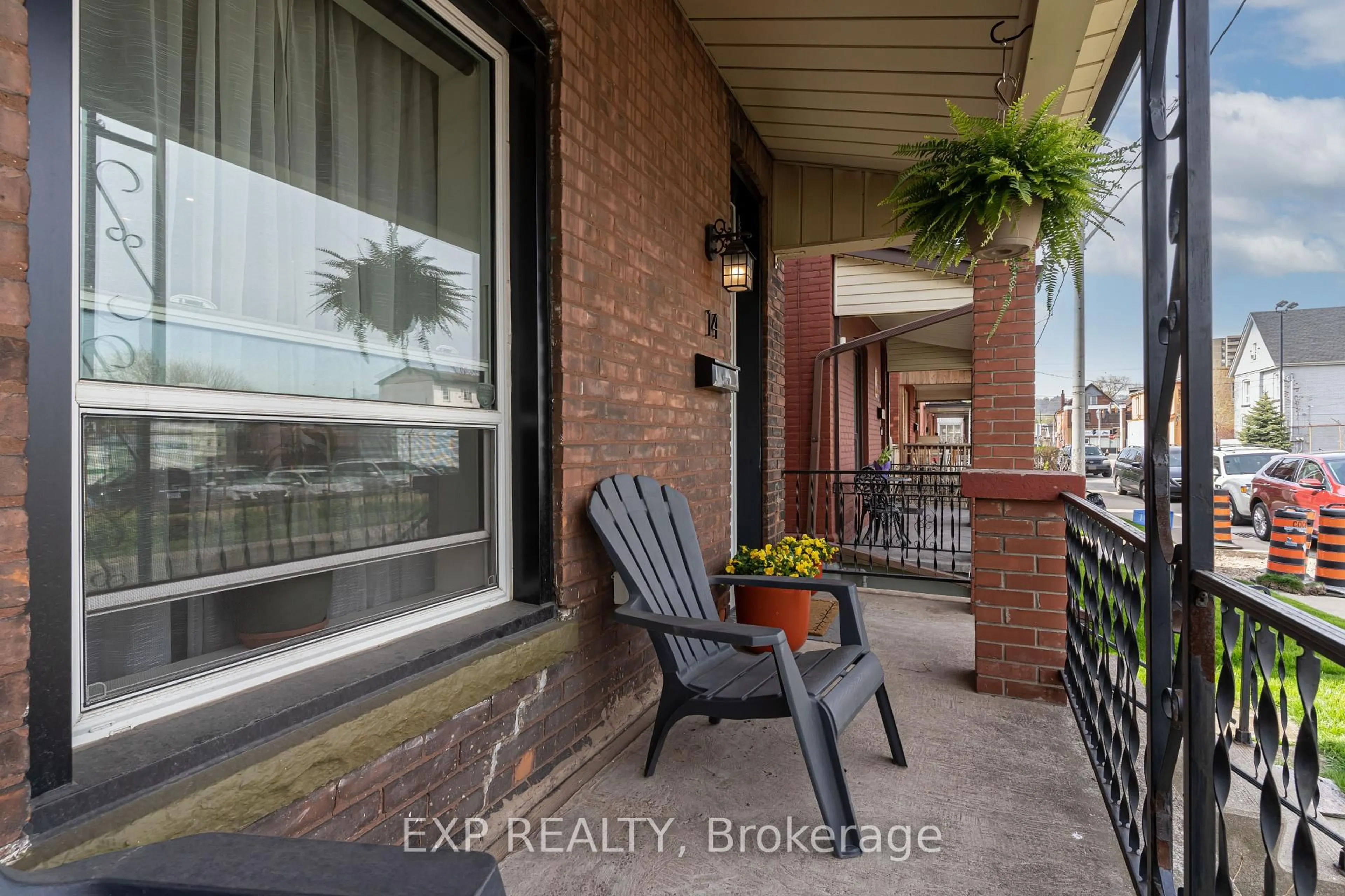 Balcony in the apartment, unknown for 14 Milton Ave, Hamilton Ontario L8L 6E6