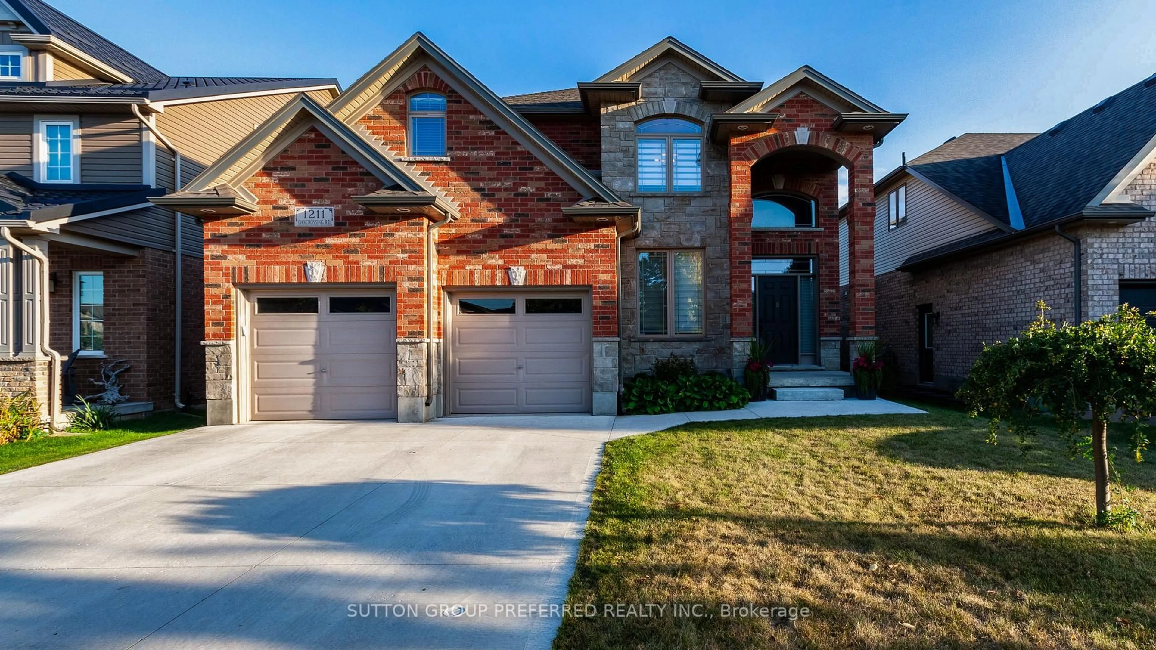 Home with brick exterior material, street for 1211 Oakcrossing Rd, London North Ontario N6H 0C2