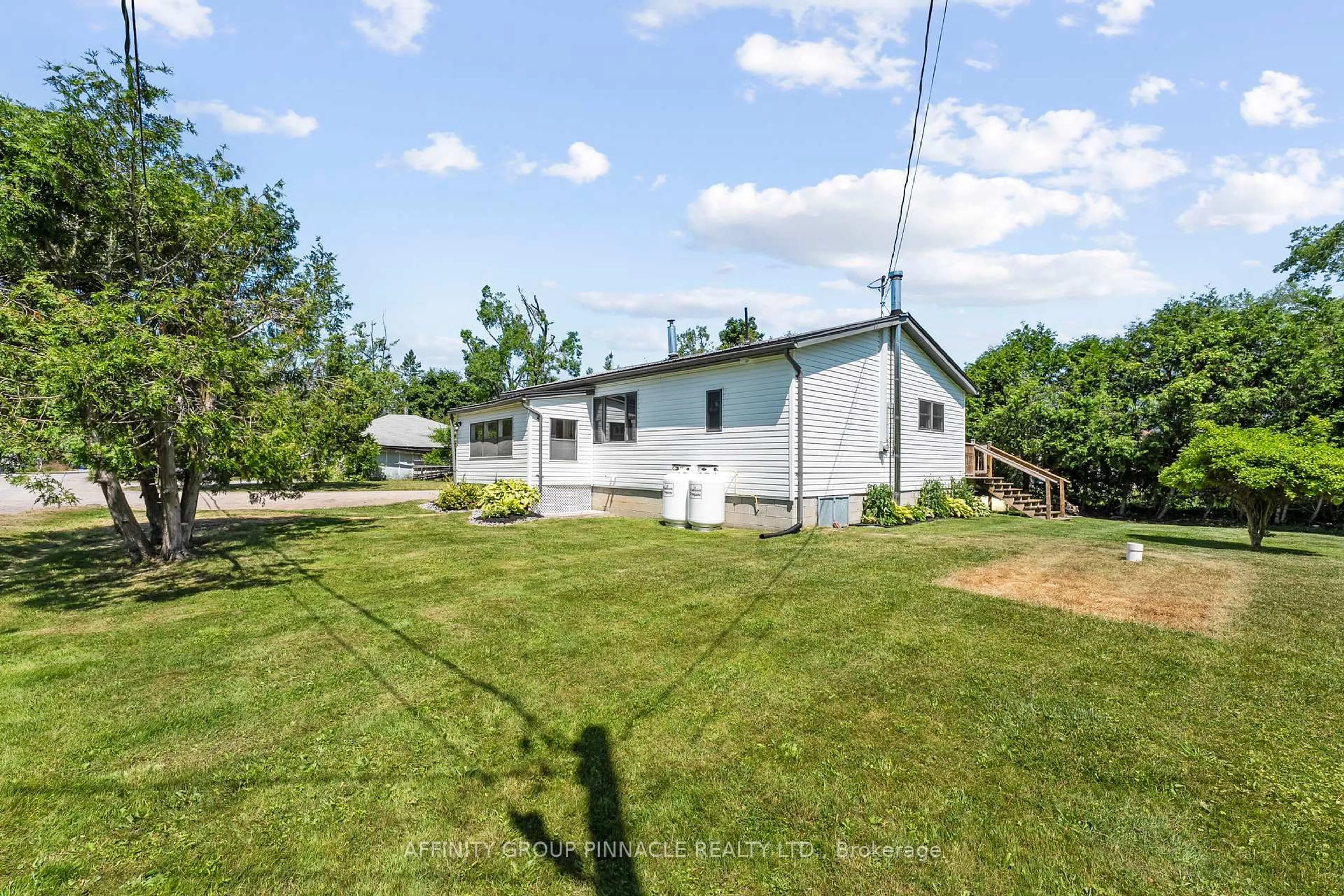 A pic from outside/outdoor area/front of a property/back of a property/a pic from drone, unknown for 13 Leaf St, Kawartha Lakes Ontario K6H 5R6