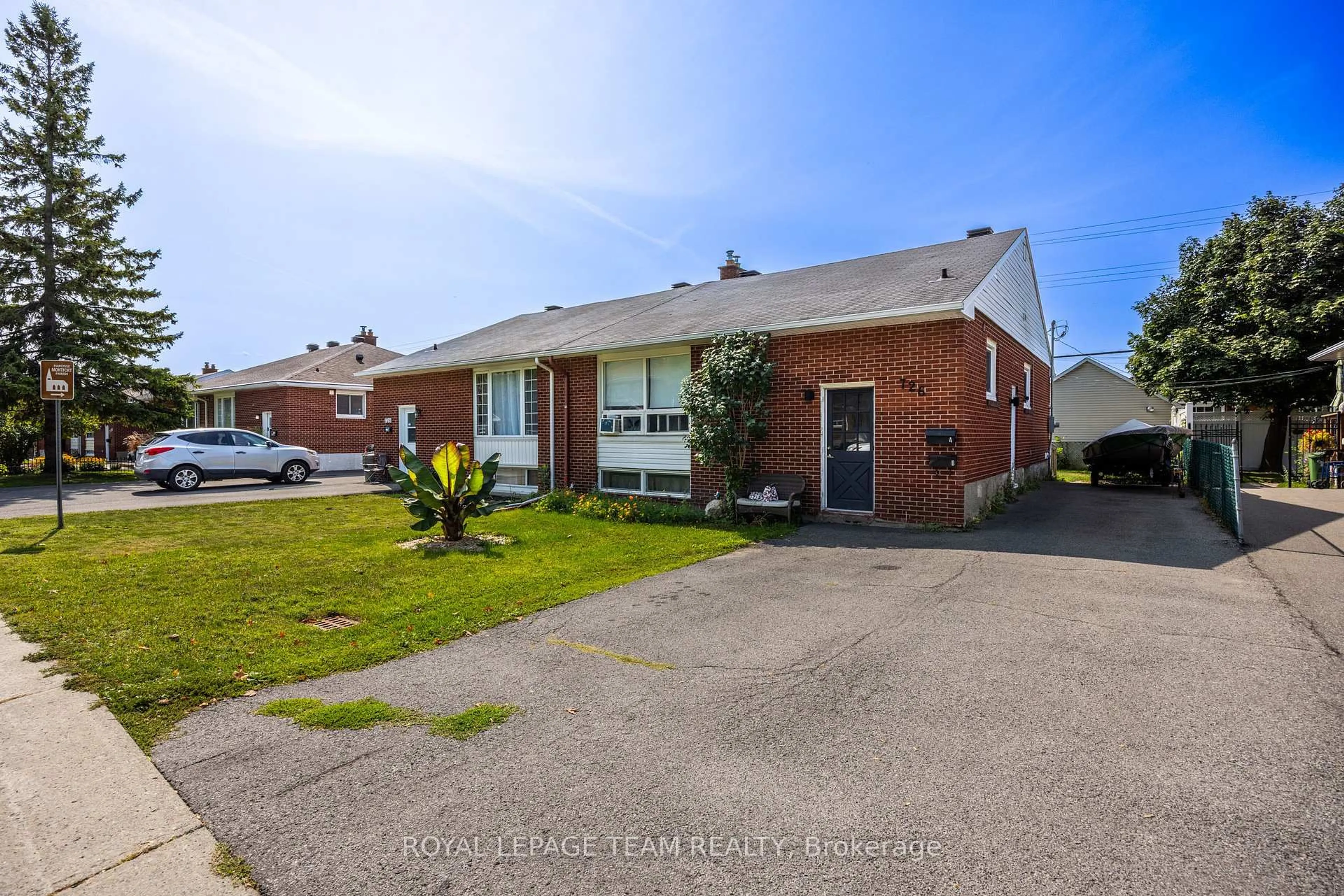 Home with brick exterior material, street for 726 Cummings Ave, Ottawa Ontario K1K 2L1