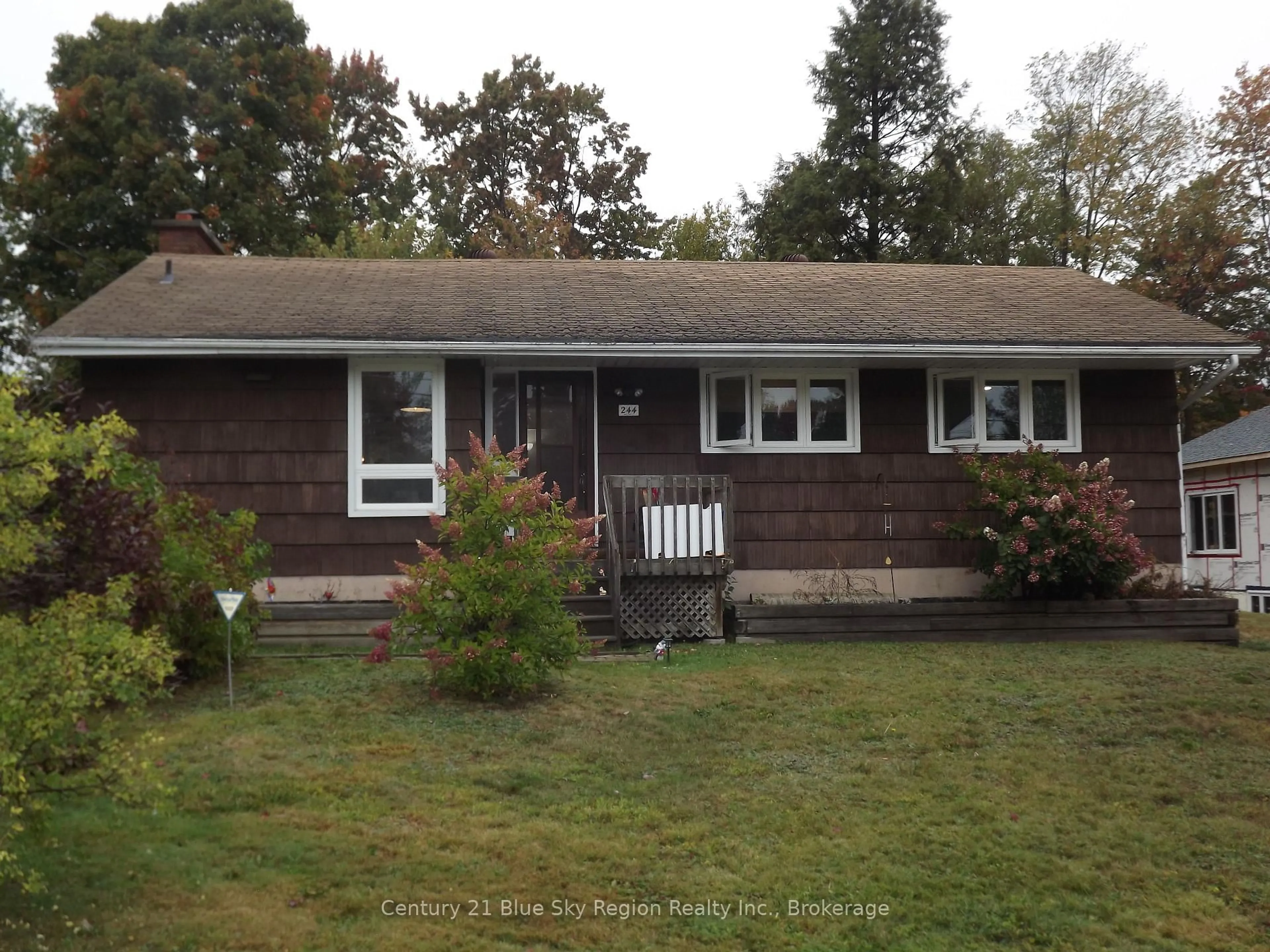Home with vinyl exterior material, street for 244 Michener Dr, North Bay Ontario P1A 3J1