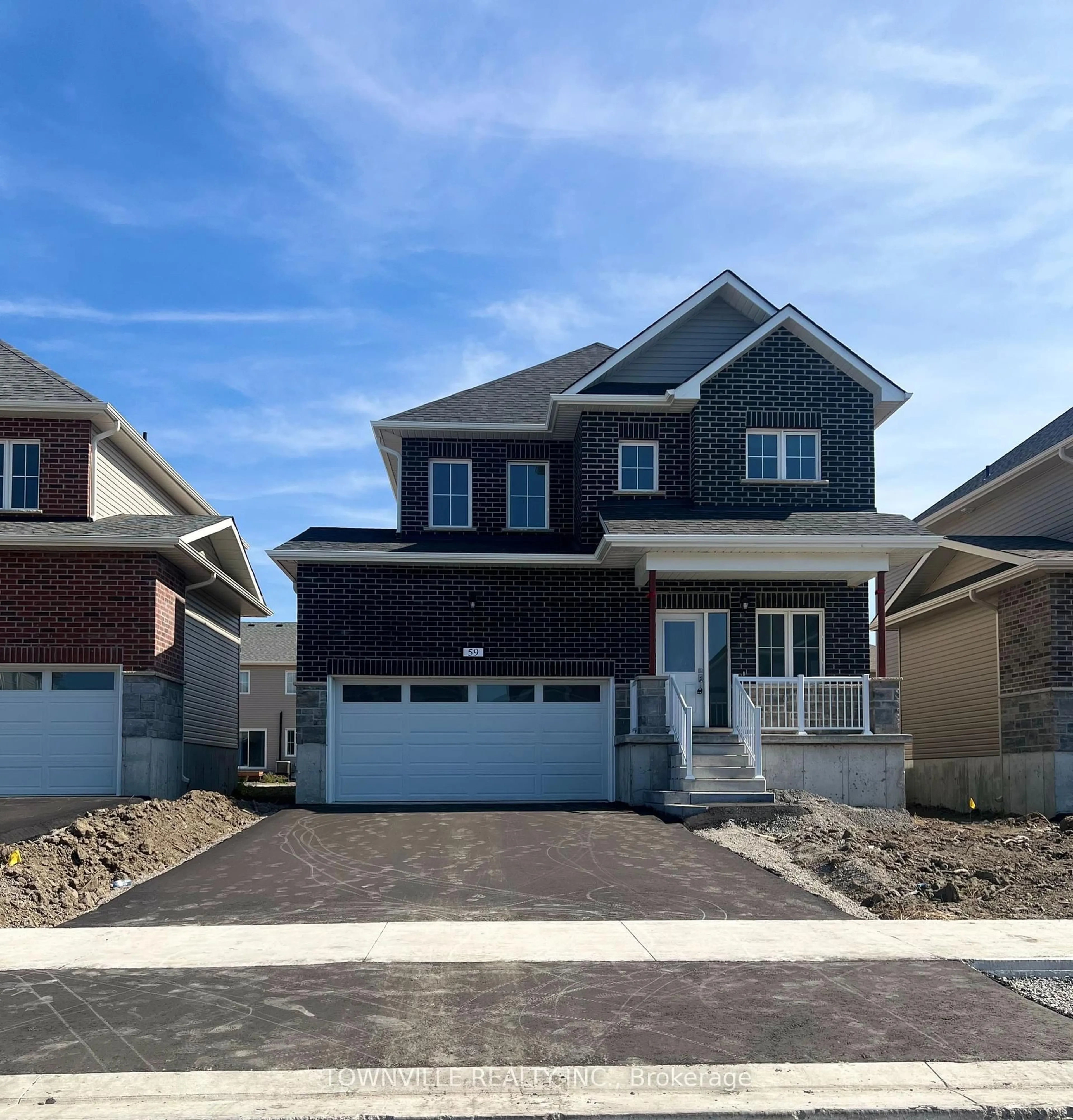 Home with brick exterior material, street for 59 Bradden Cres, Belleville Ontario K8N 0T7