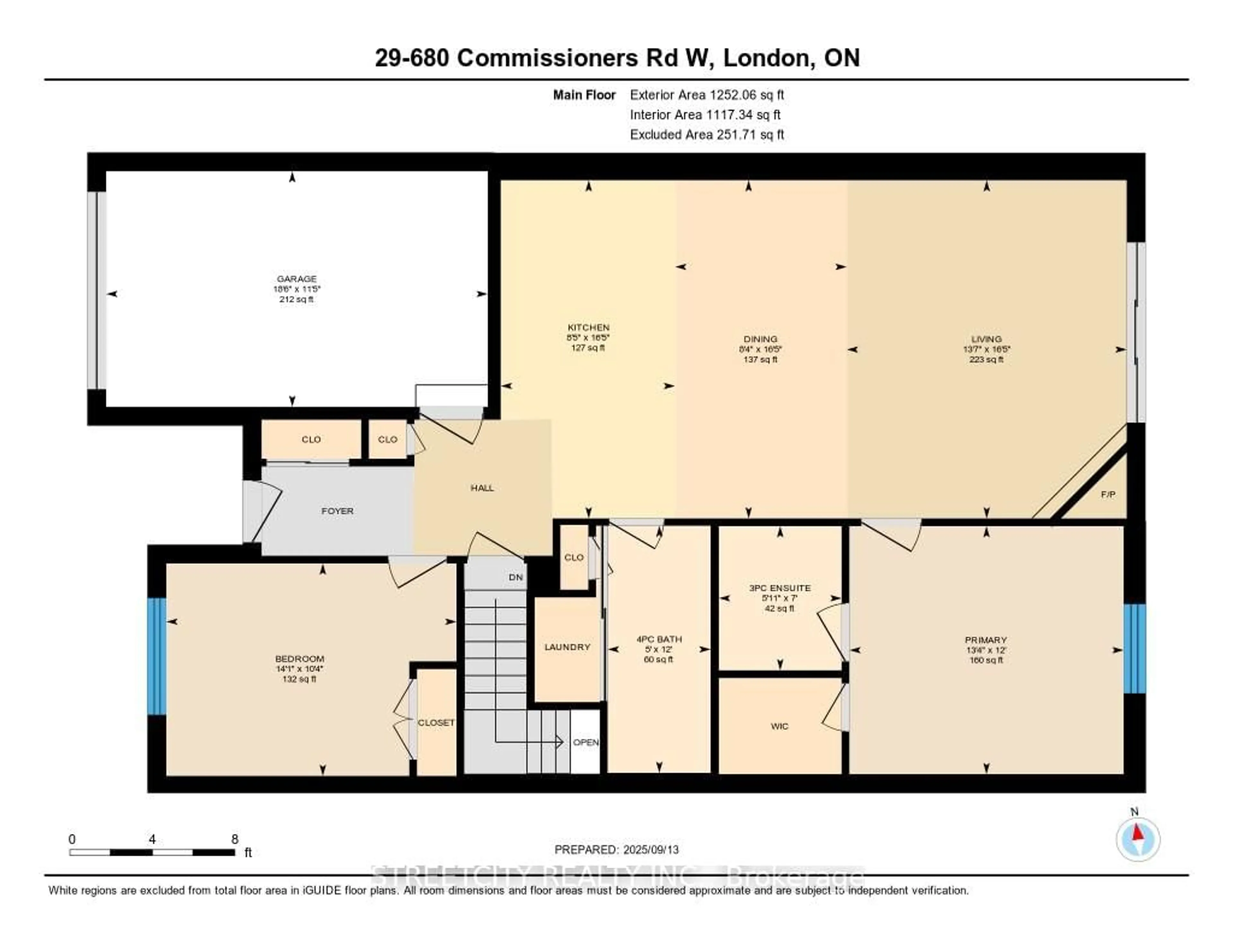 Floor plan for 680 Commissioners Rd #29, London South Ontario N6K 4T8