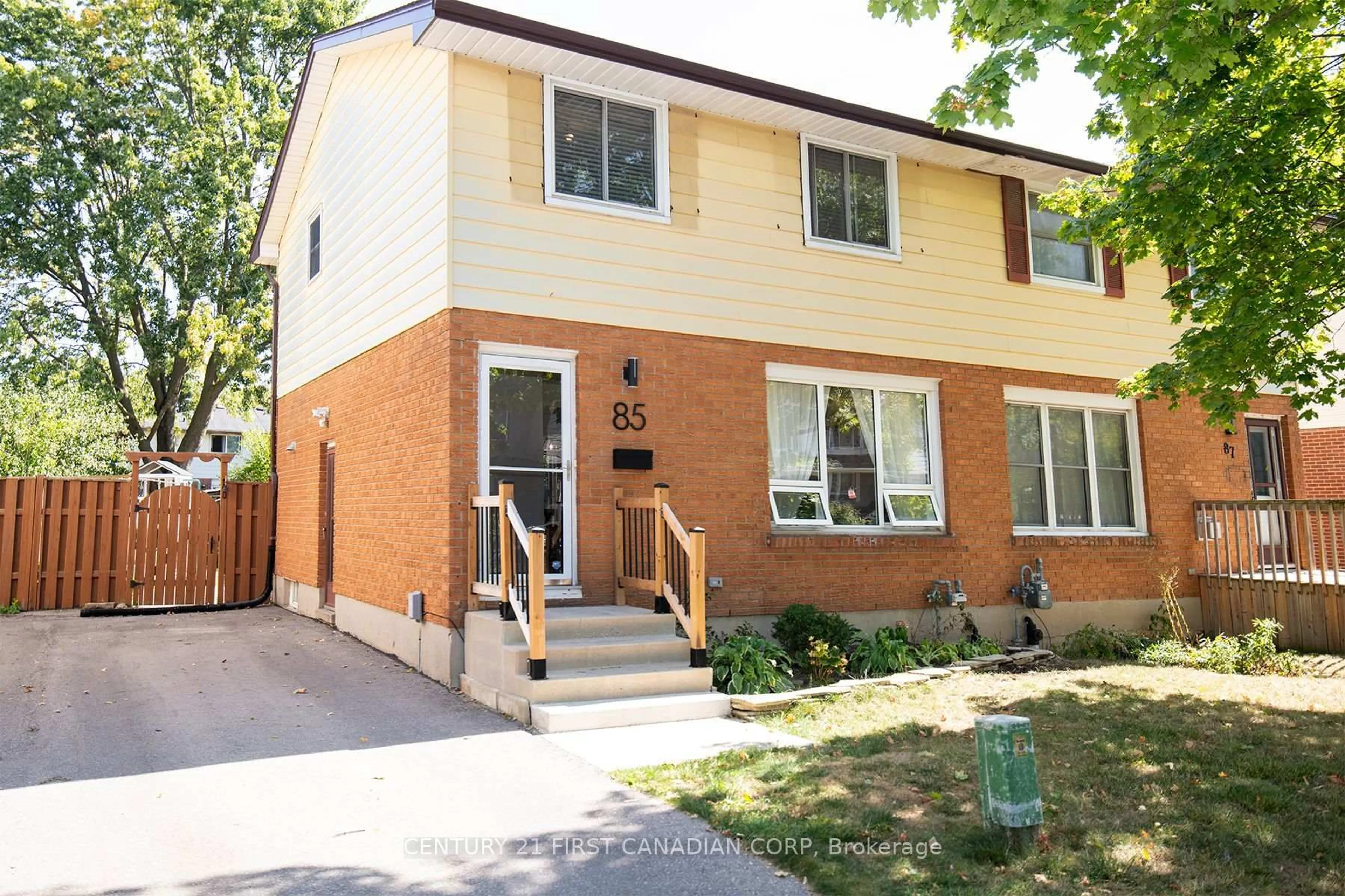 Home with brick exterior material, street for 85 Augusta Cres, London South Ontario N6E 2C9