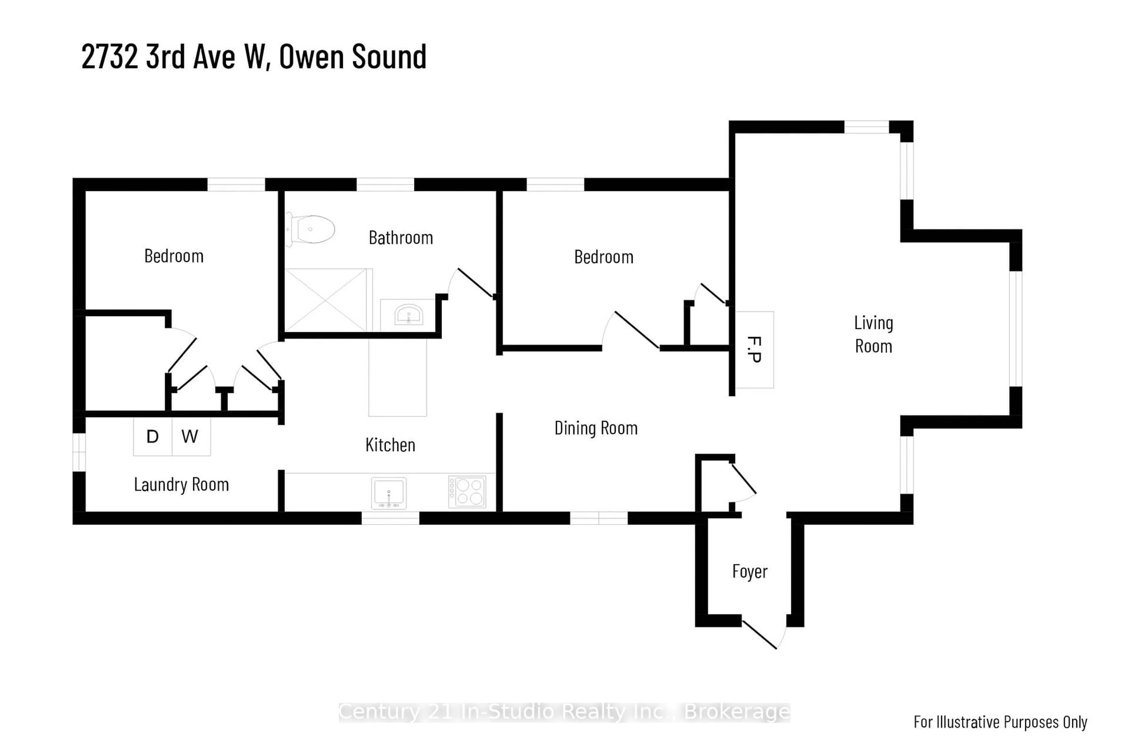 Floor plan for 2732 3rd Ave, Owen Sound Ontario N4K 4T2