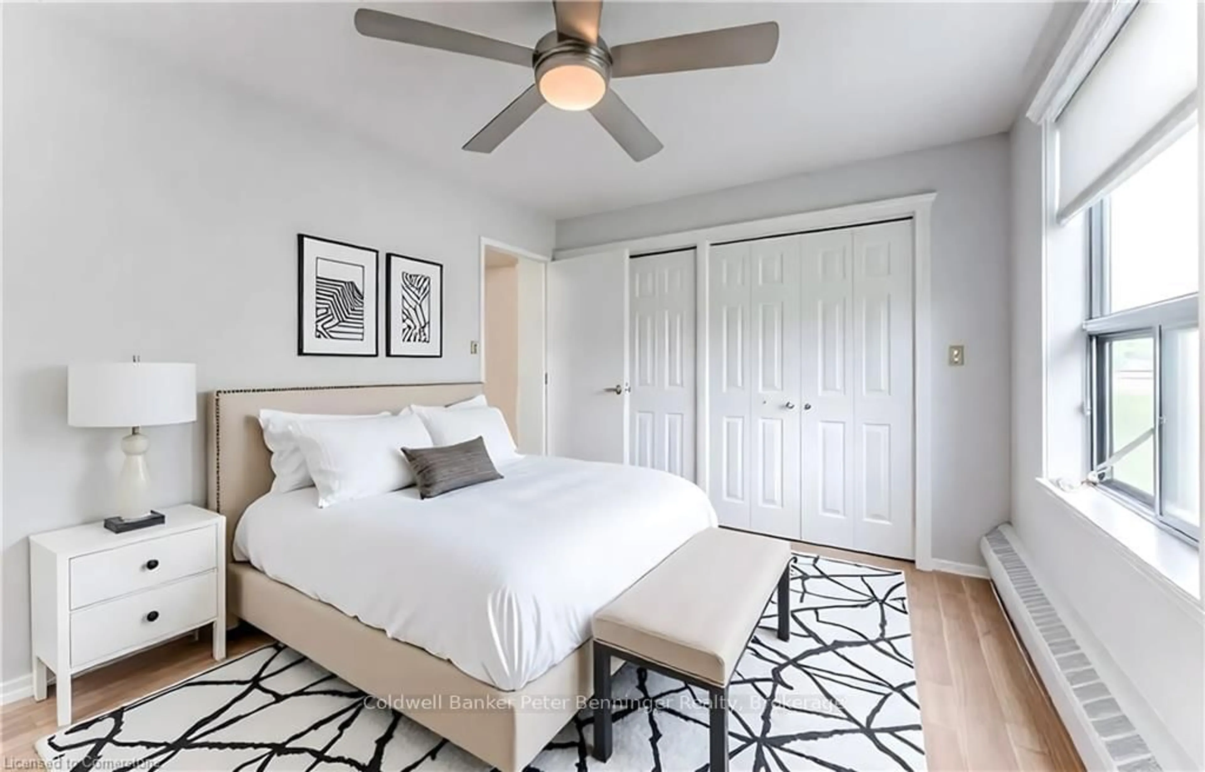 Bedroom with bed, unknown for 1100 Courtland Ave #211, Kitchener Ontario N2C 2H9