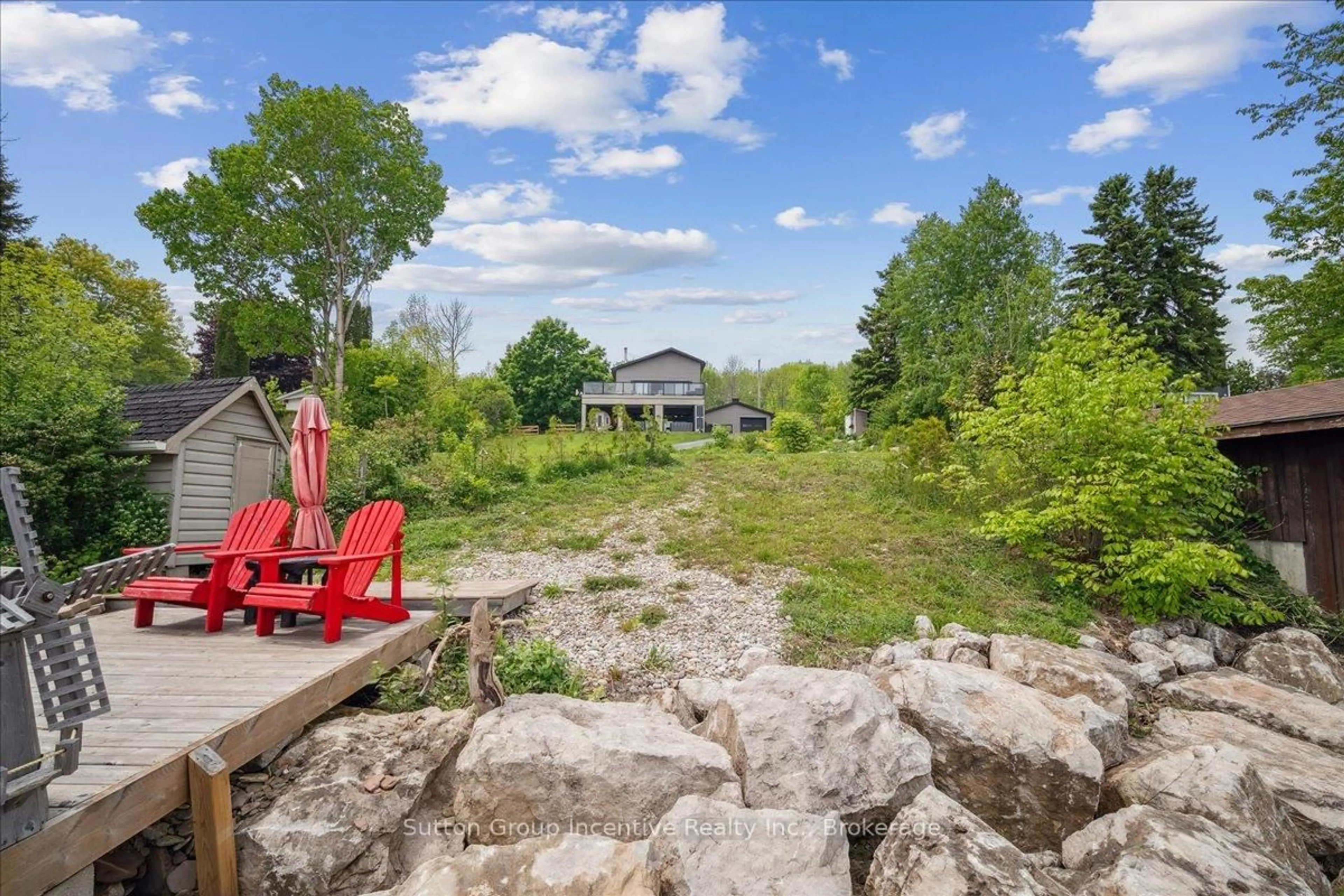 Patio, water/lake/river/ocean view for 339520 PRESQU'ILE Rd, Georgian Bluffs Ontario N0H 2T0