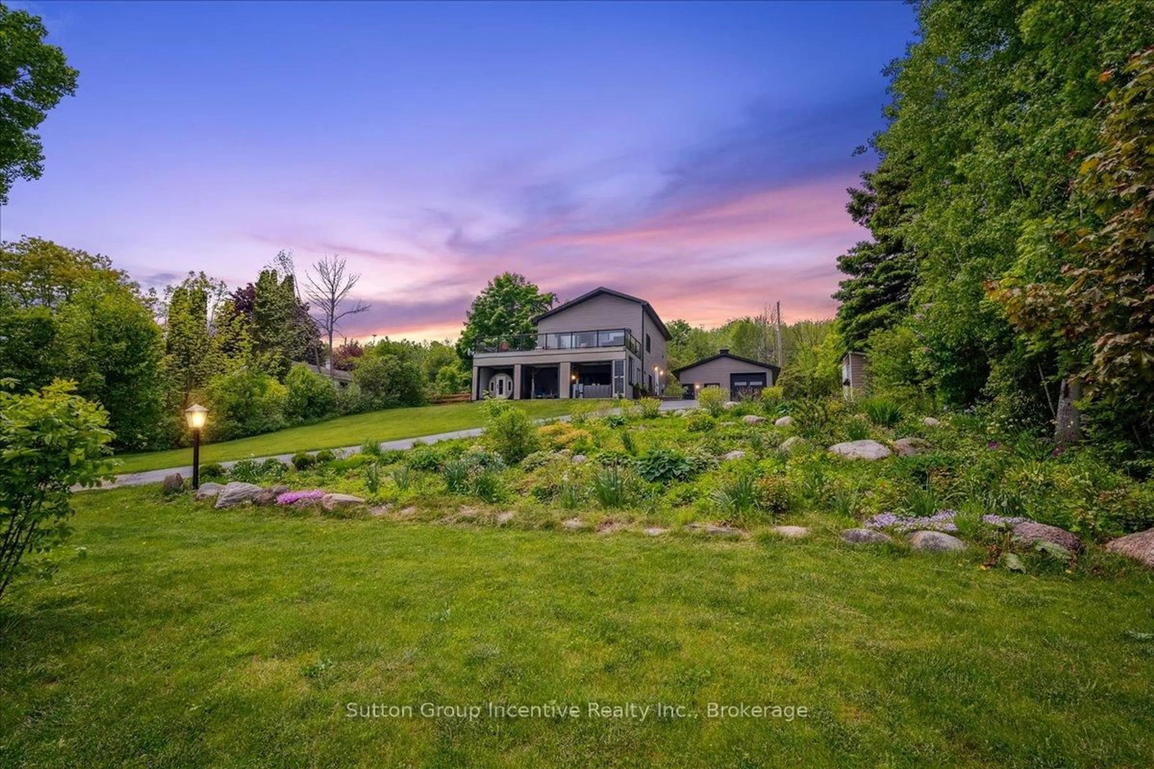 A pic from outside/outdoor area/front of a property/back of a property/a pic from drone, mountain view for 339520 PRESQU'ILE Rd, Georgian Bluffs Ontario N0H 2T0
