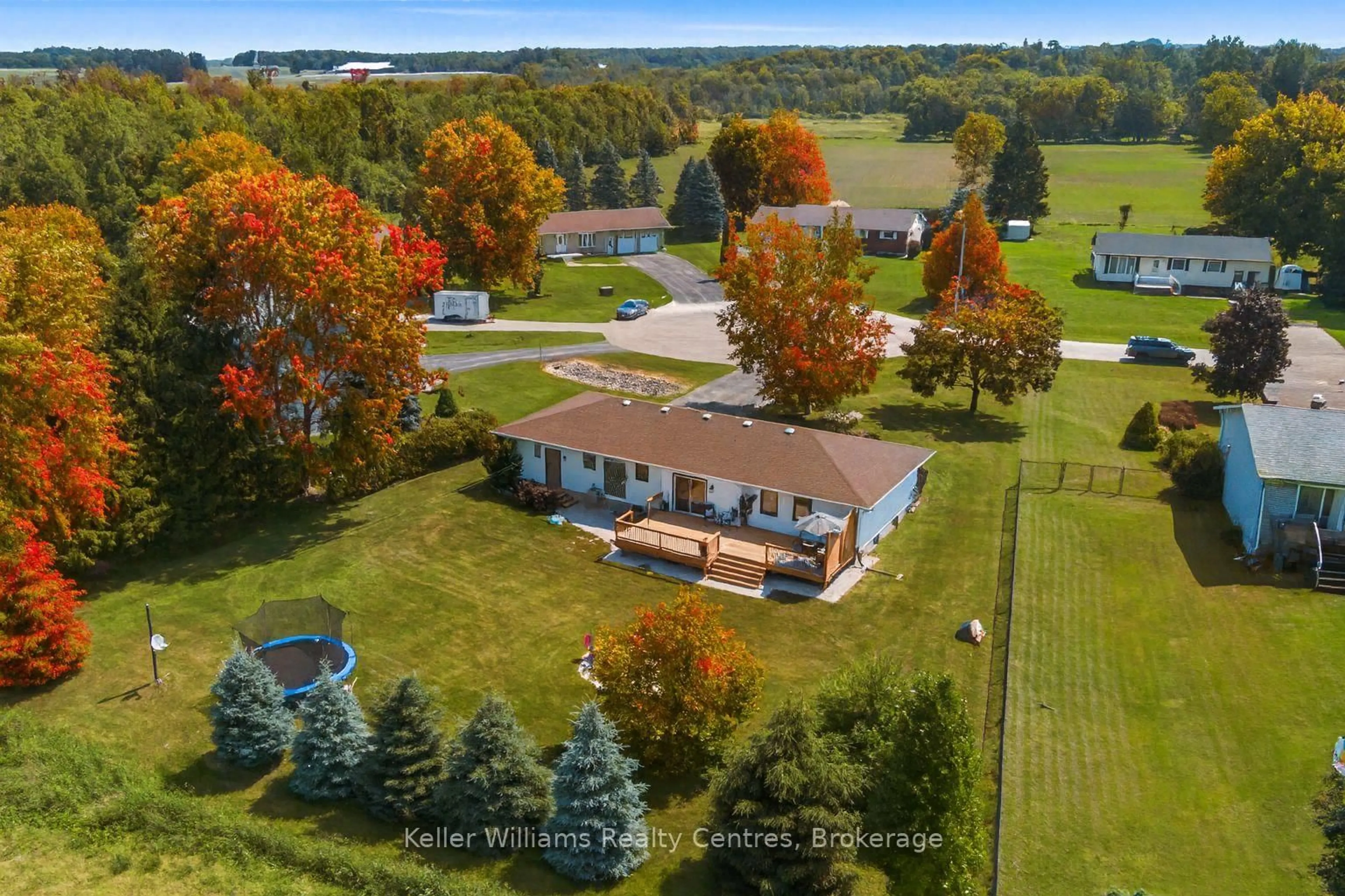 A pic from outside/outdoor area/front of a property/back of a property/a pic from drone, water/lake/river/ocean view for 110 Mary Ave, Georgian Bluffs Ontario N4K 5N5