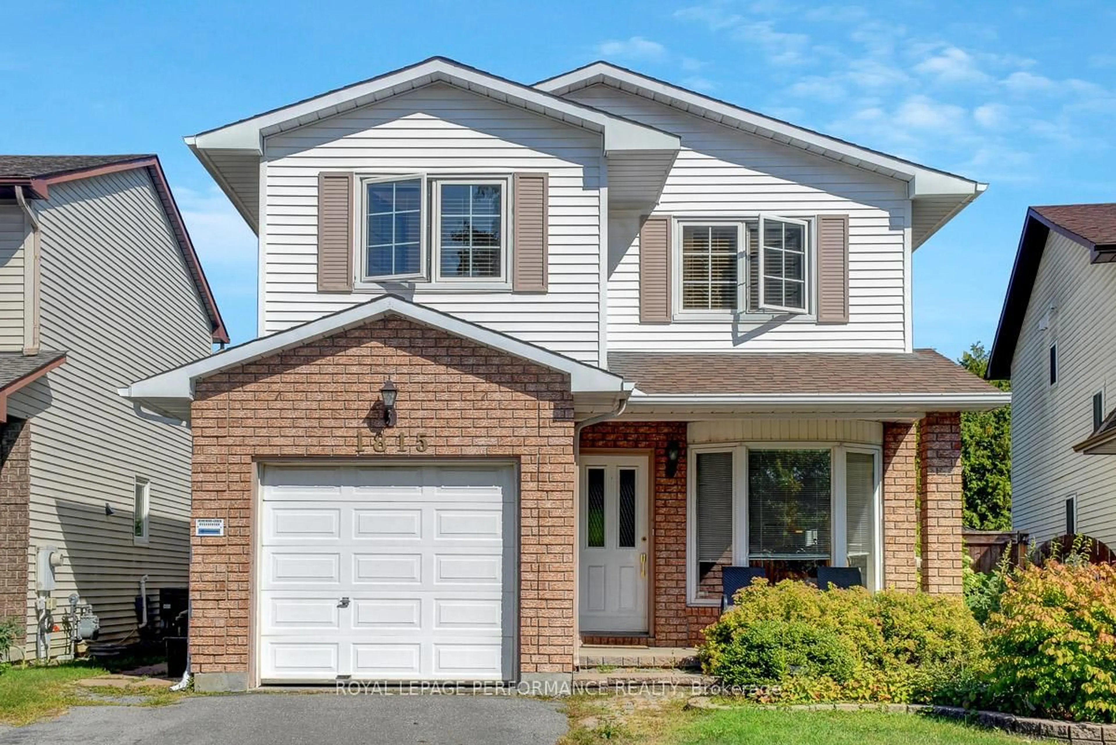 Home with brick exterior material, street for 1815 Belval Cres, Ottawa Ontario K1C 6J3
