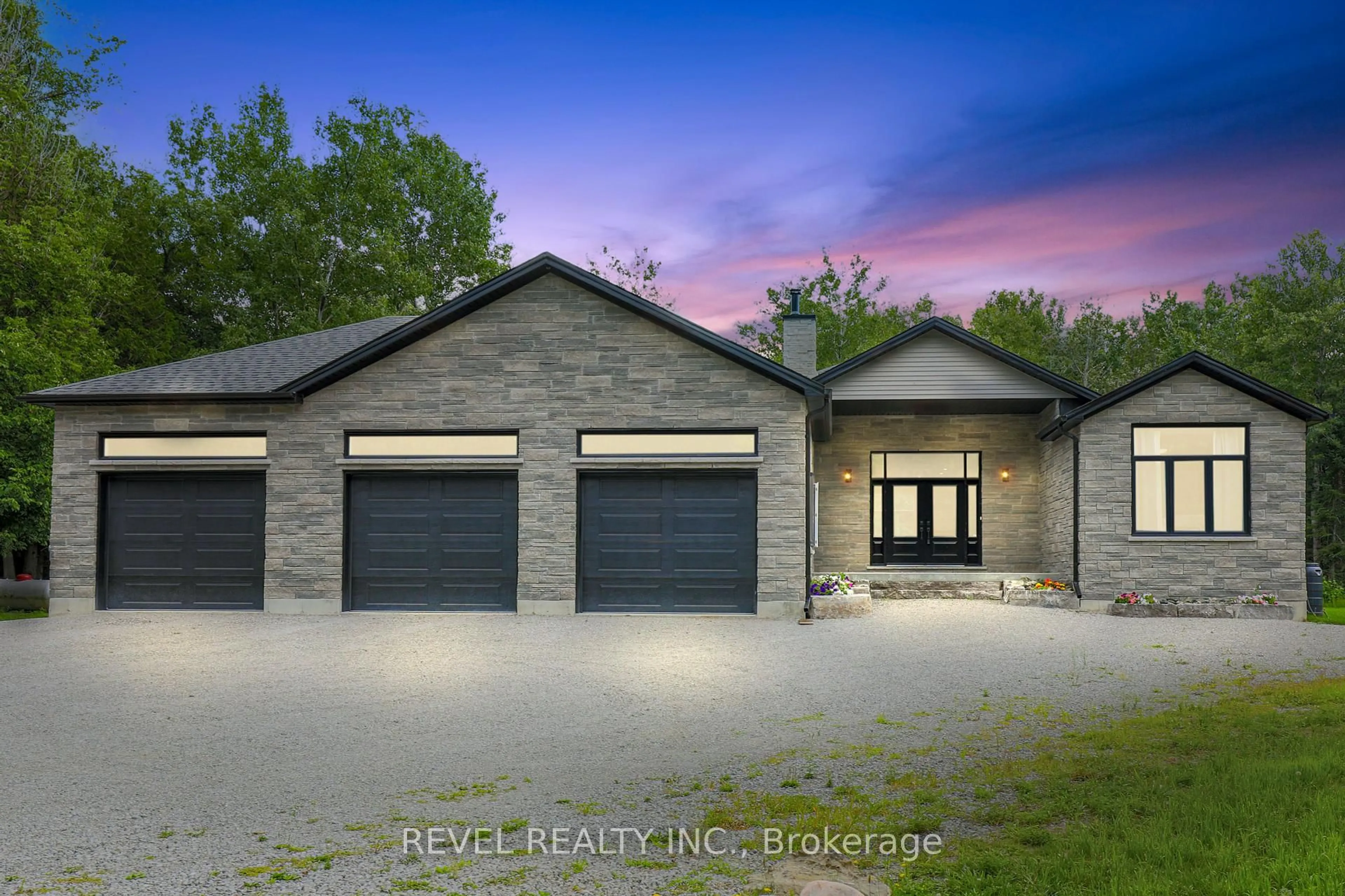 Home with brick exterior material, street for 99 Kagawong Rd, Kawartha Lakes Ontario K0M 1G0