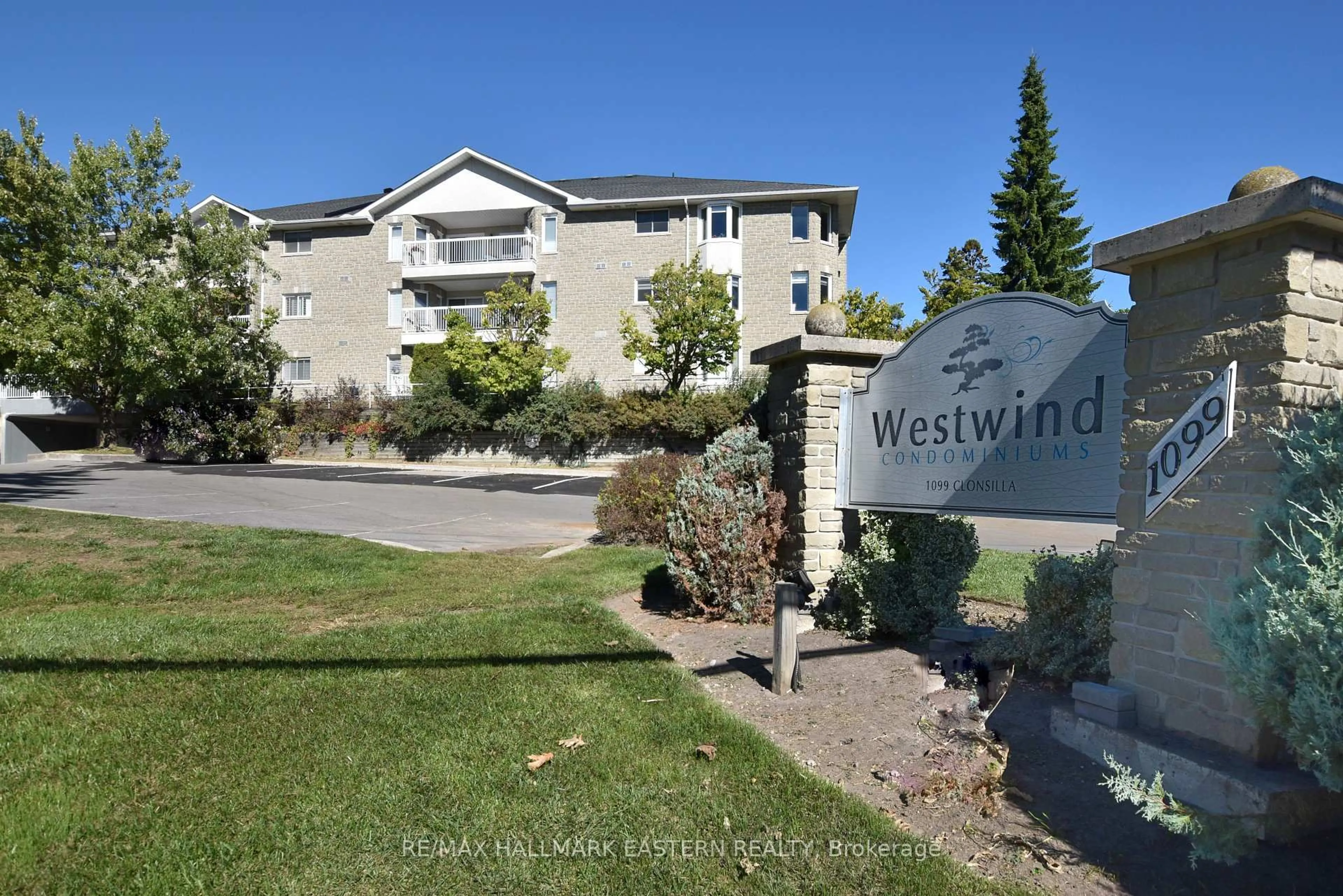 A pic from outside/outdoor area/front of a property/back of a property/a pic from drone, street for 1099 Clonsilla Ave #316A, Peterborough Ontario J9J 8L6