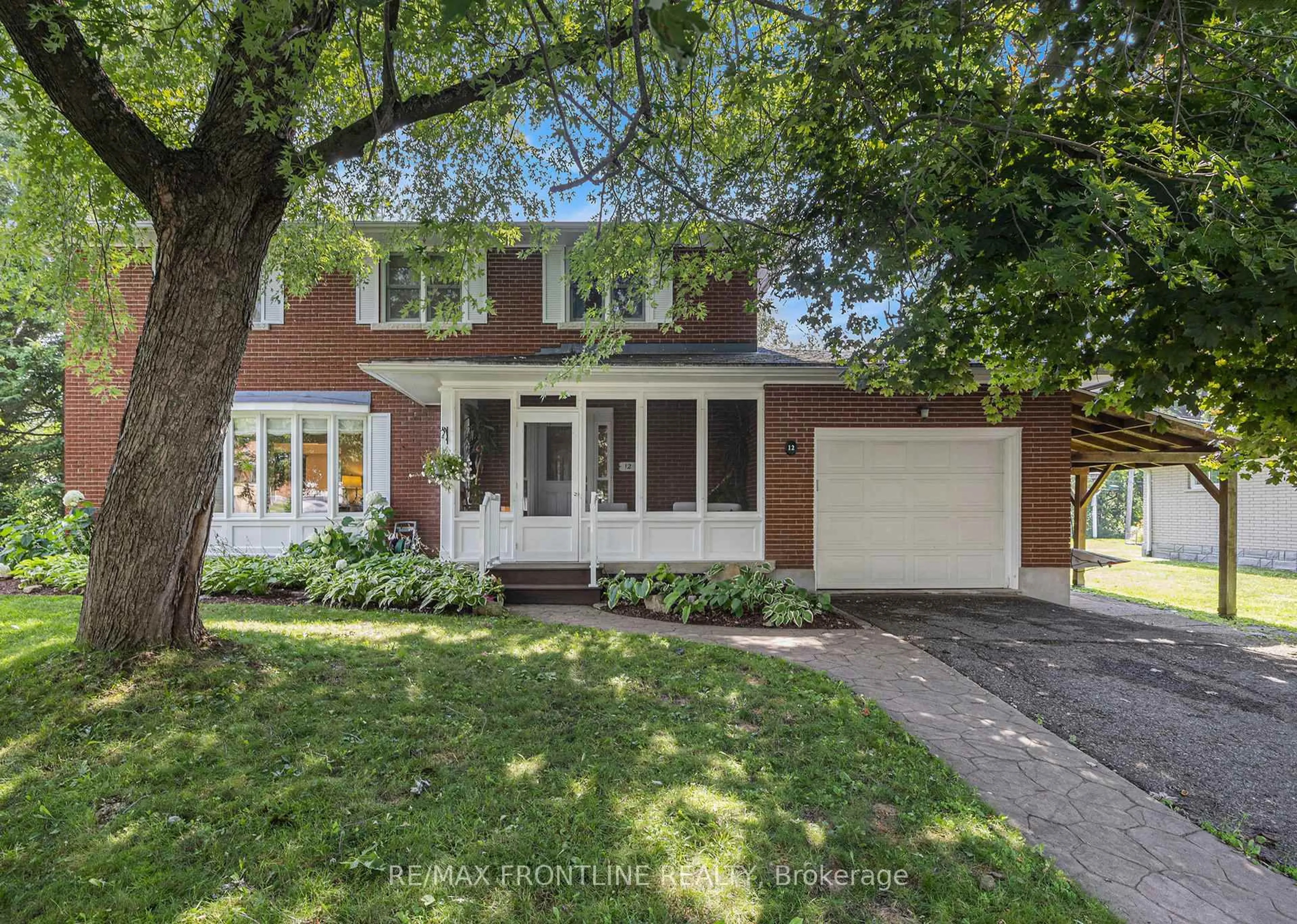 Home with brick exterior material, street for 12 Glenview Cres, Perth Ontario K7H 2L2