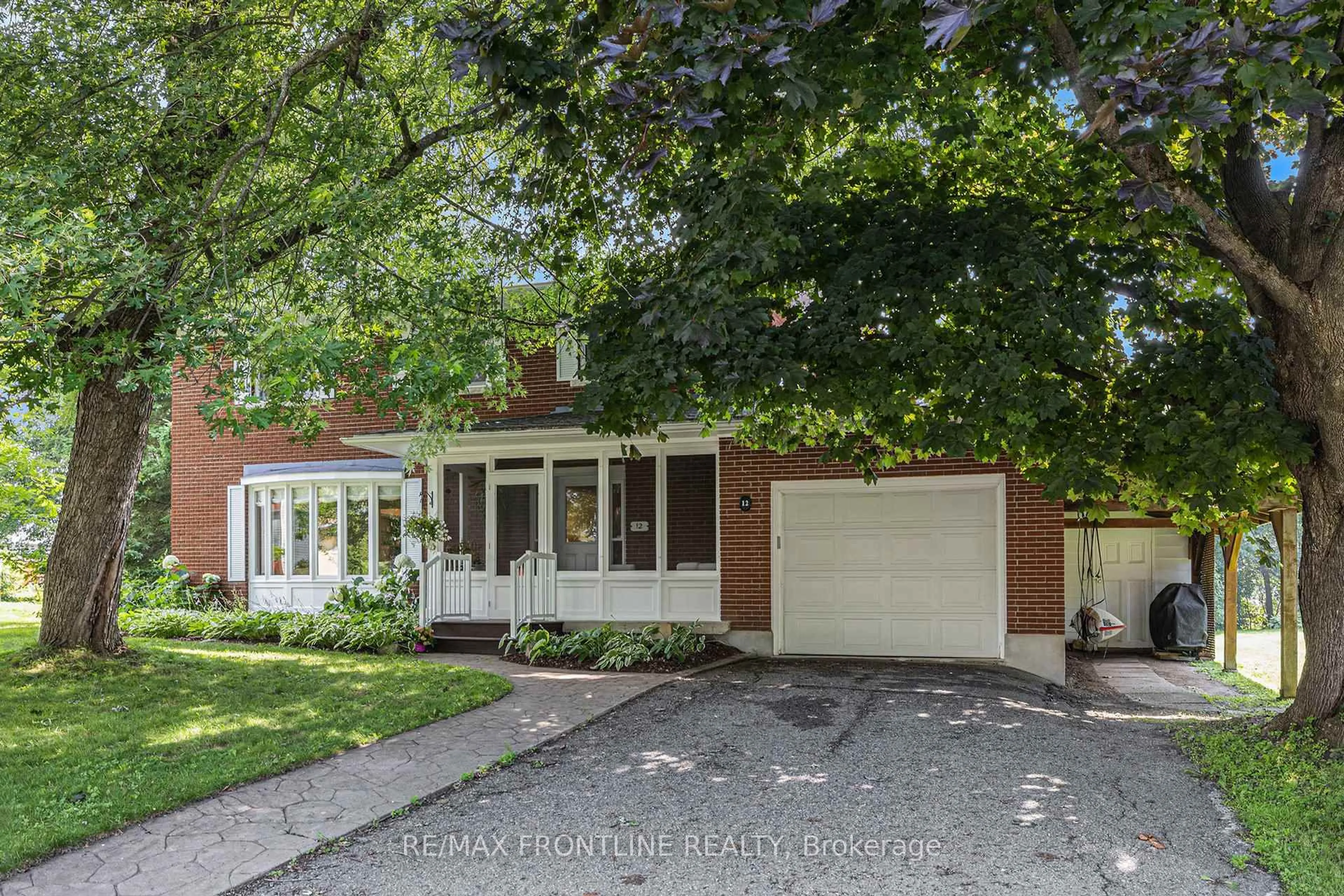 Home with brick exterior material, street for 12 Glenview Cres, Perth Ontario K7H 2L2