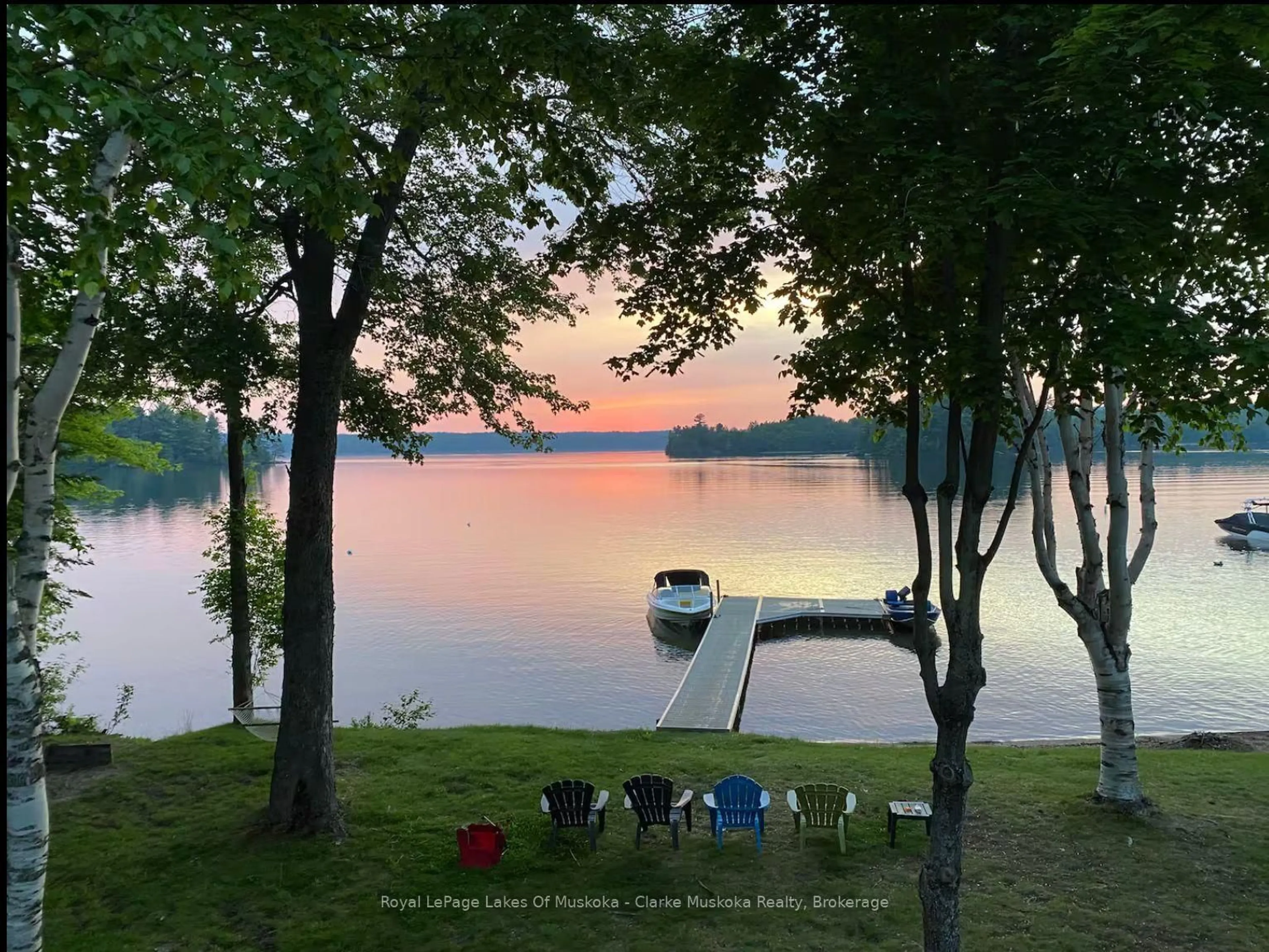 Patio, water/lake/river/ocean view for 1100 Sonora Dr, Algonquin Highlands Ontario K0M 1J2