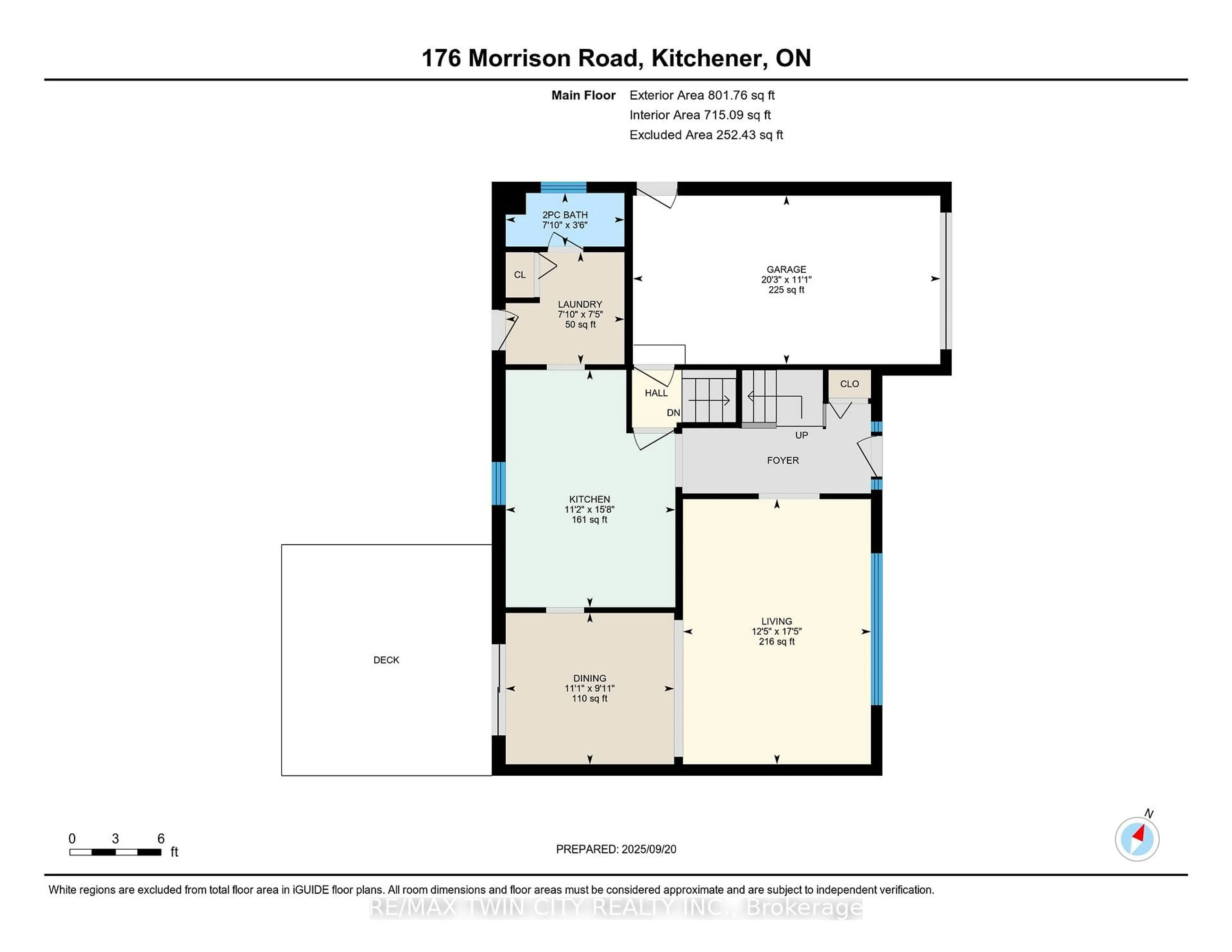 Floor plan for 176 Morrison Rd, Kitchener Ontario N2A 2T4