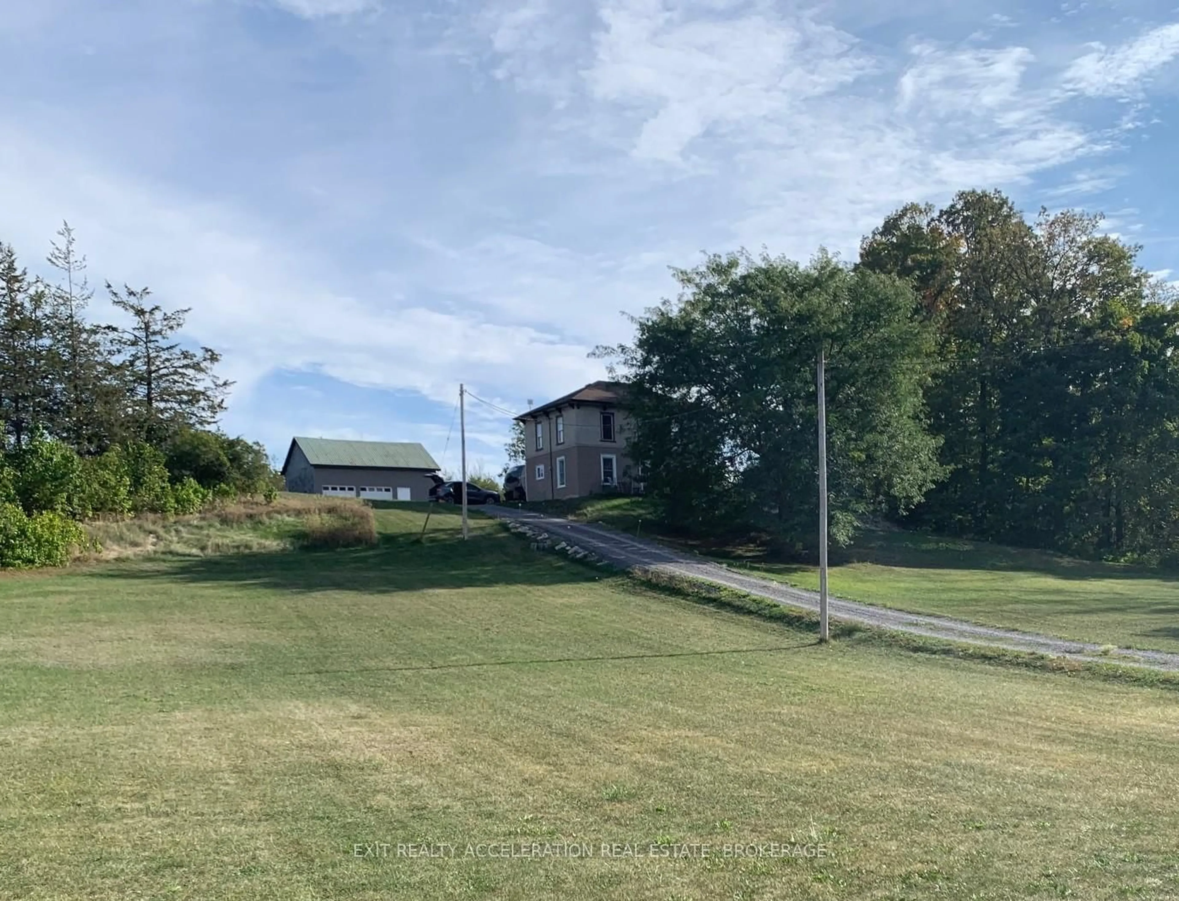 A pic from outside/outdoor area/front of a property/back of a property/a pic from drone, unknown for 1714 County Rd 9, Napanee Ontario K7R 3K8