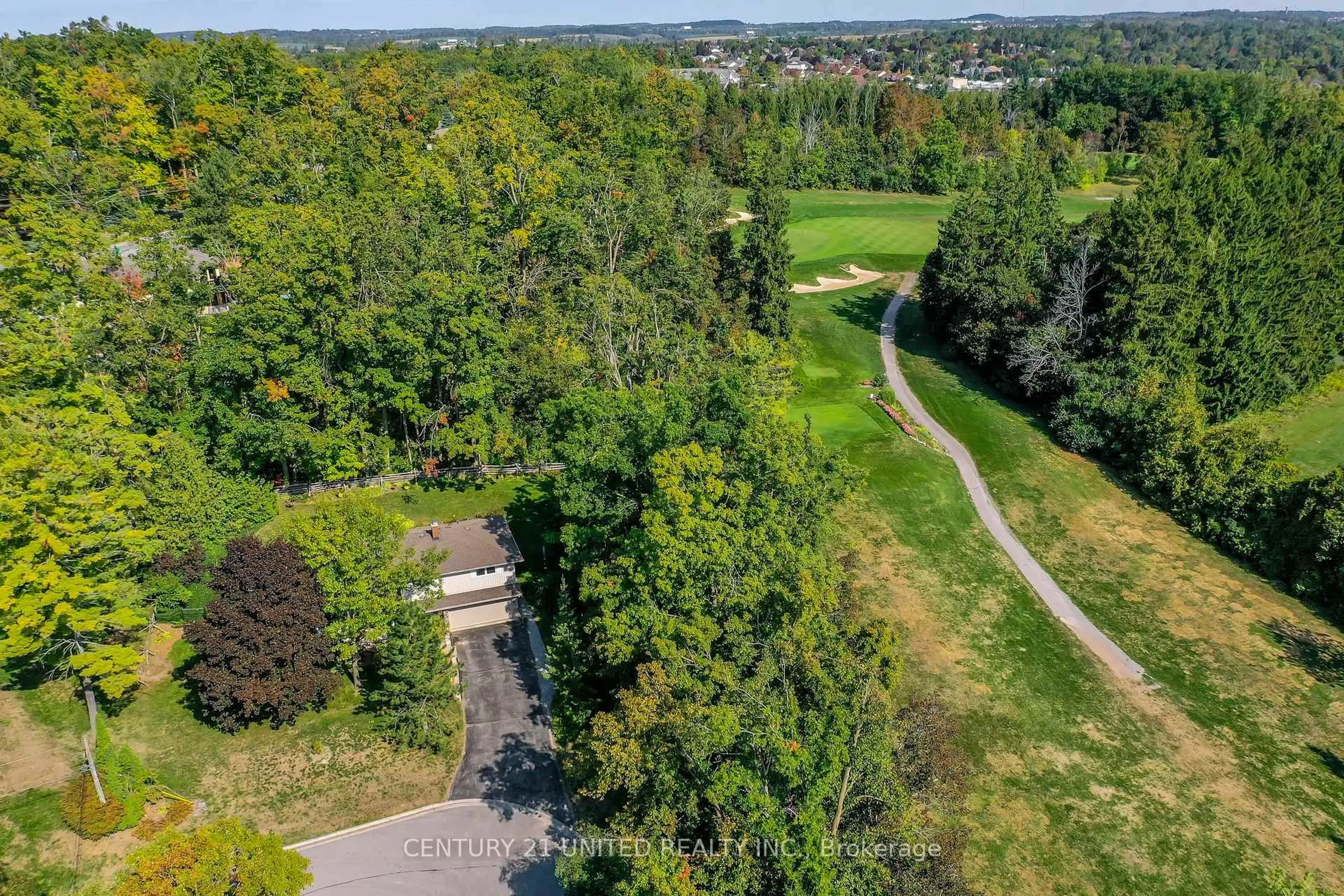 A pic from outside/outdoor area/front of a property/back of a property/a pic from drone, forest/trees view for 45 Crestwood Ave, Peterborough Ontario K9J 1N1