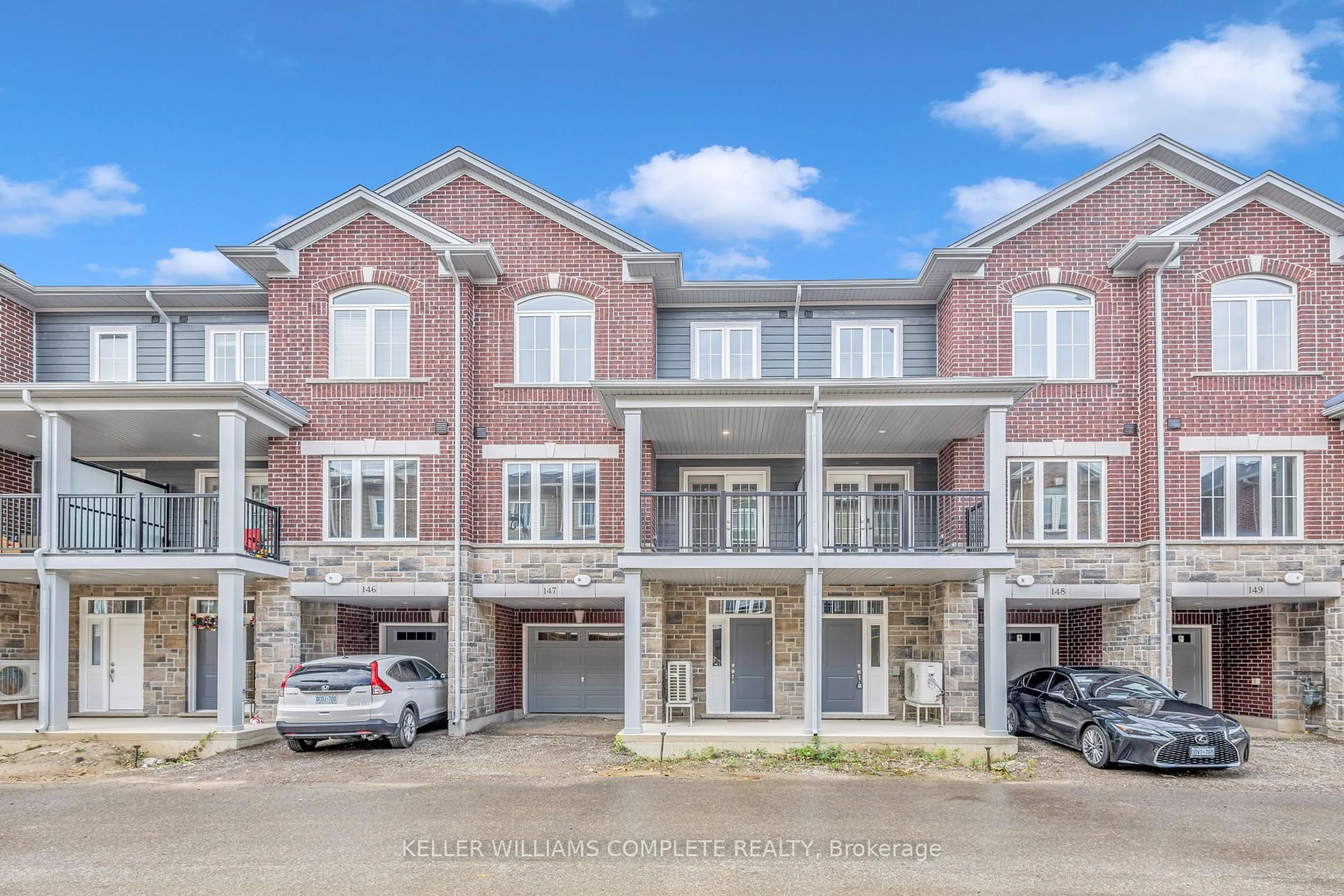 A pic from outside/outdoor area/front of a property/back of a property/a pic from drone, street for 677 Park Rd #147, Brantford Ontario N3R 0C2