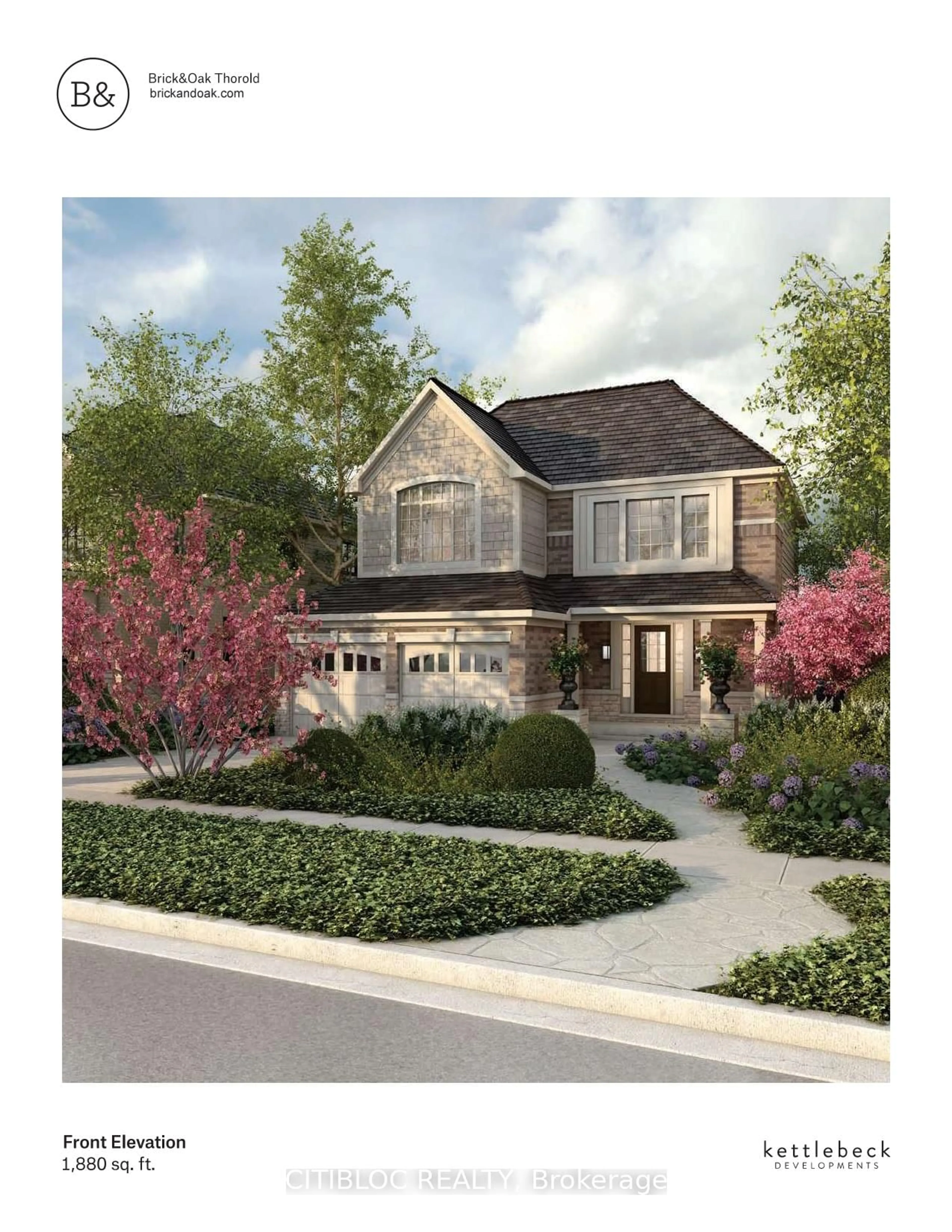Home with brick exterior material, street for 17 Venture Way, Thorold Ontario L2V 0G9