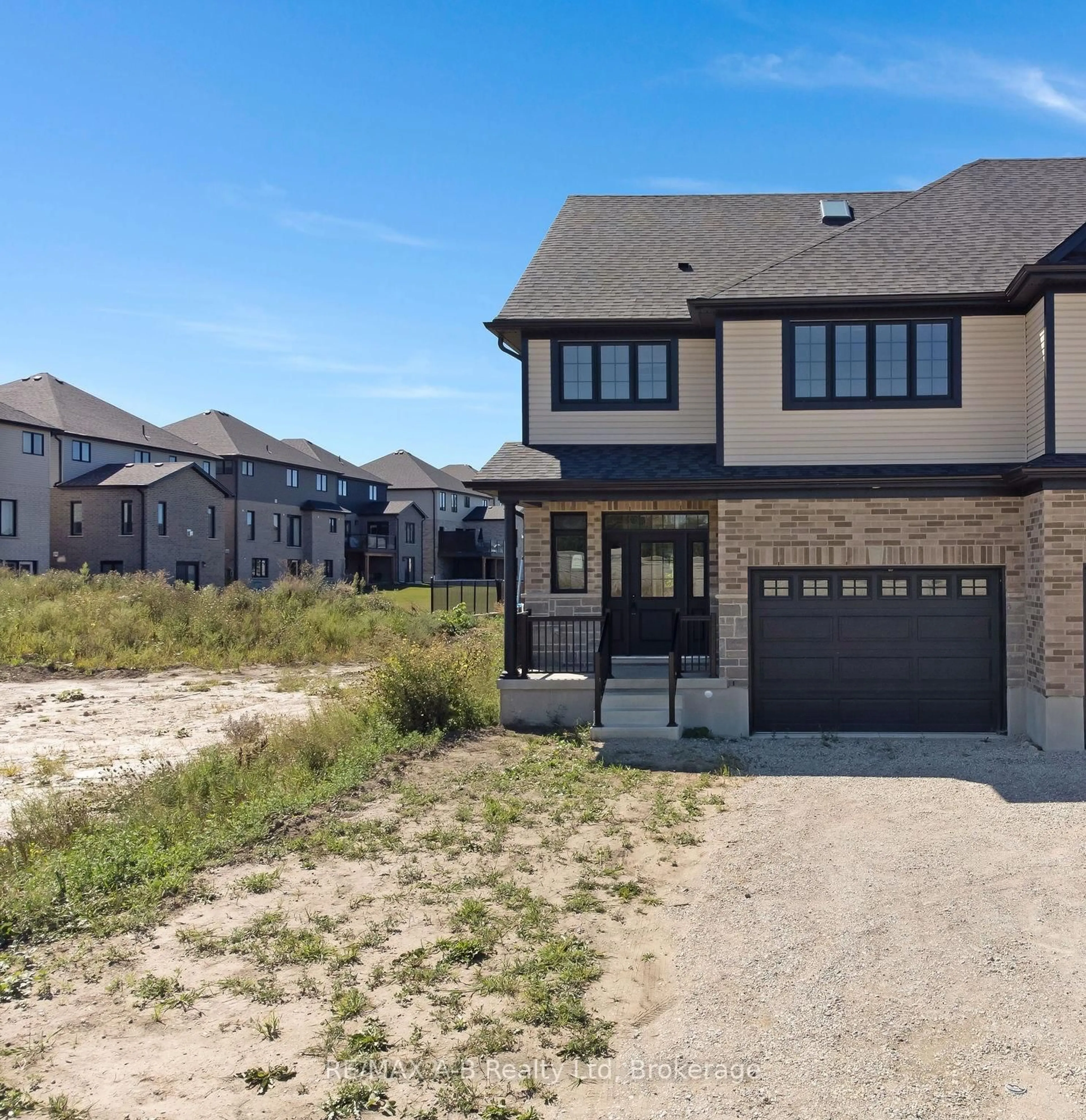 Home with brick exterior material, street for 84 Mill Race Cres, Woolwich Ontario N0B 1N0