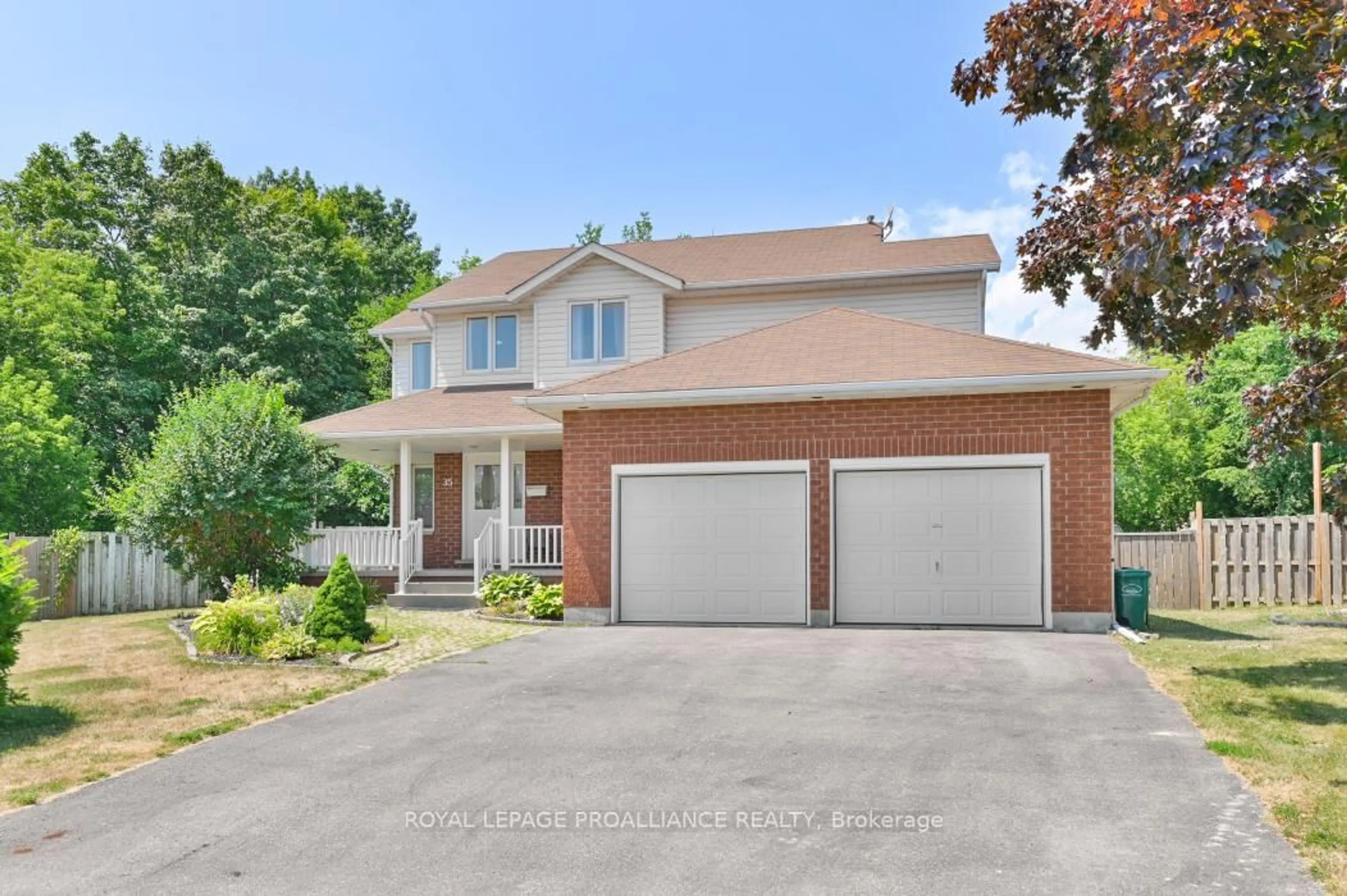 Home with brick exterior material, street for 35 Loraine Ave, Quinte West Ontario K8V 6R4
