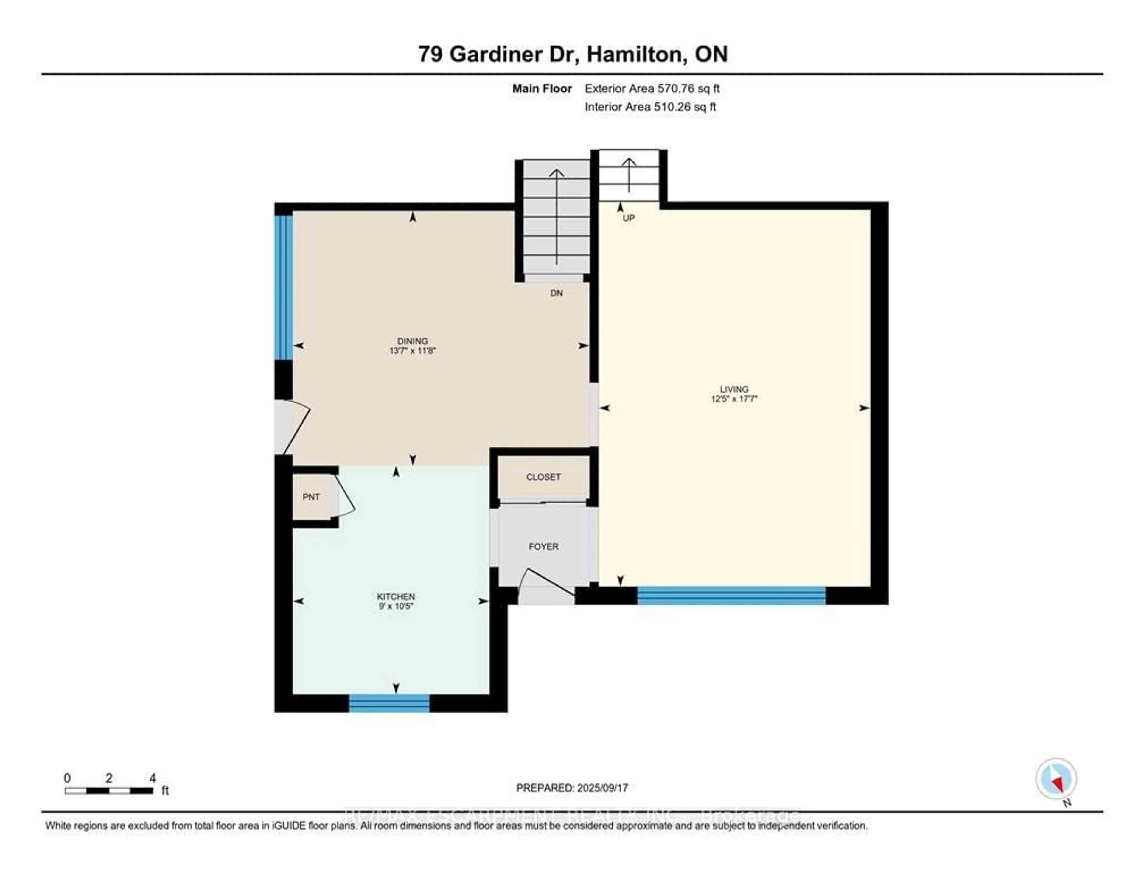 Floor plan for 79 Gardiner Dr, Hamilton Ontario L9C 4V3