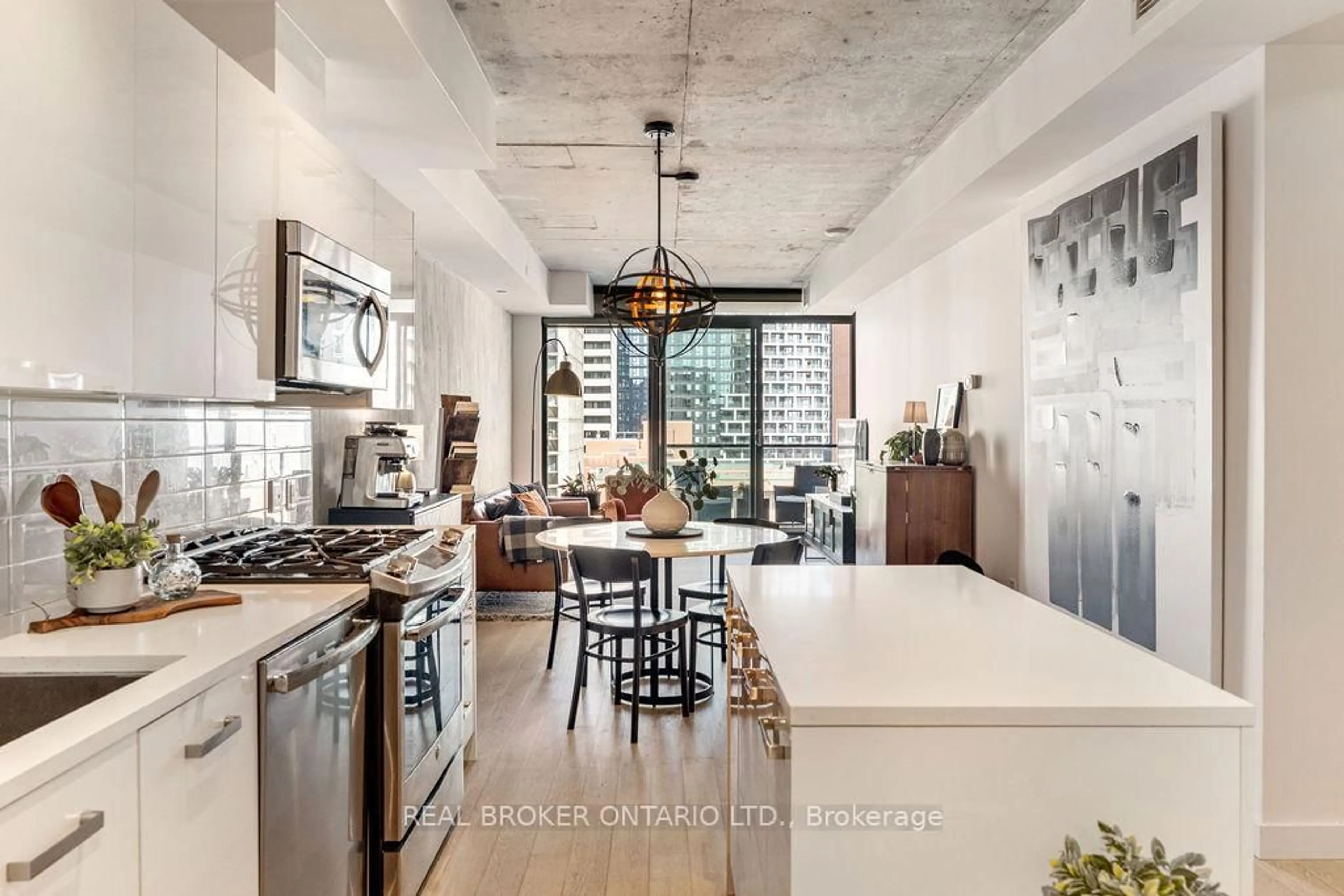 Open concept kitchen, unknown for 224 Lyon St #1111, Ottawa Ontario K1R 0C1