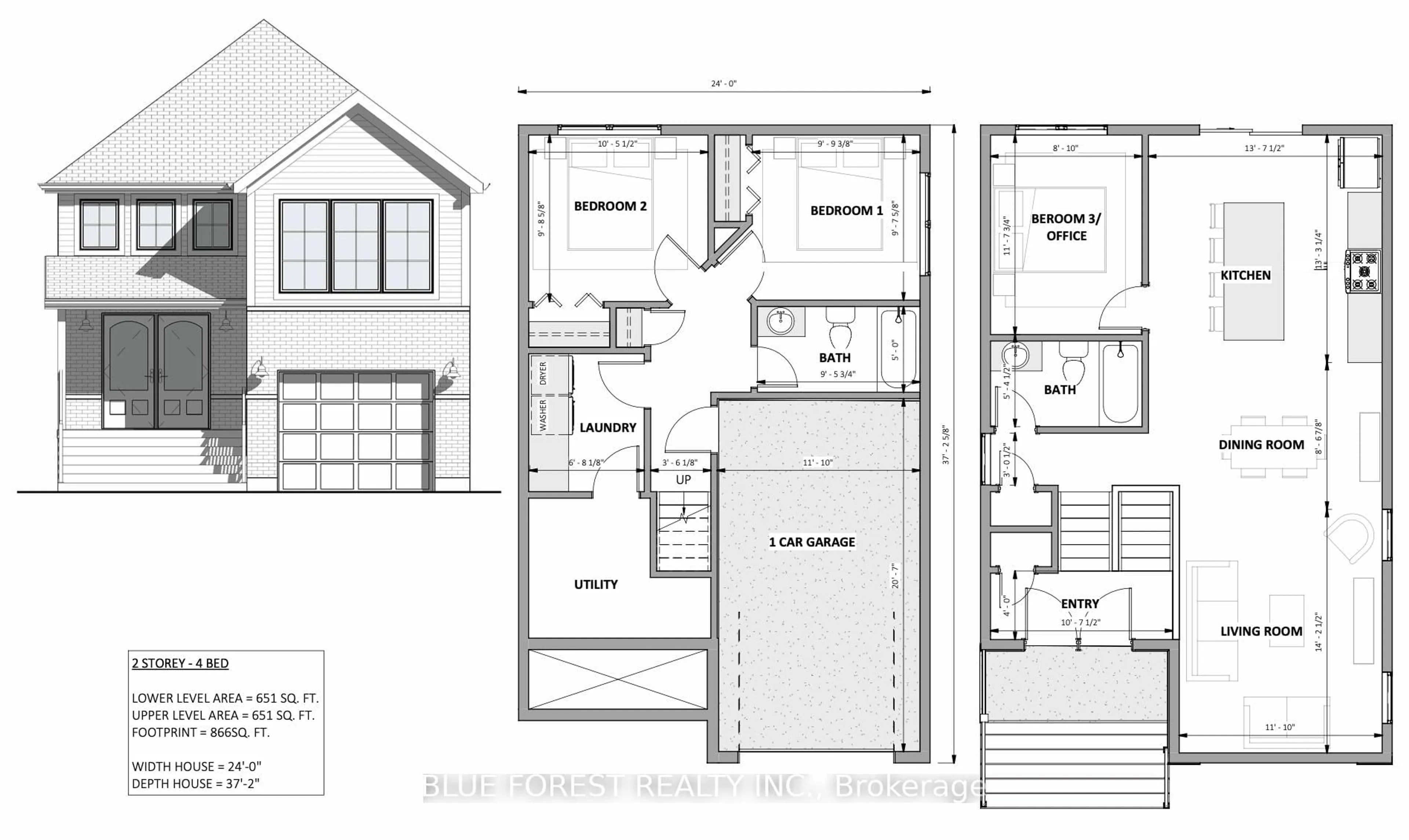 Floor plan for LOT 80 BEER Cres, Strathroy-Caradoc Ontario N7G 3K5