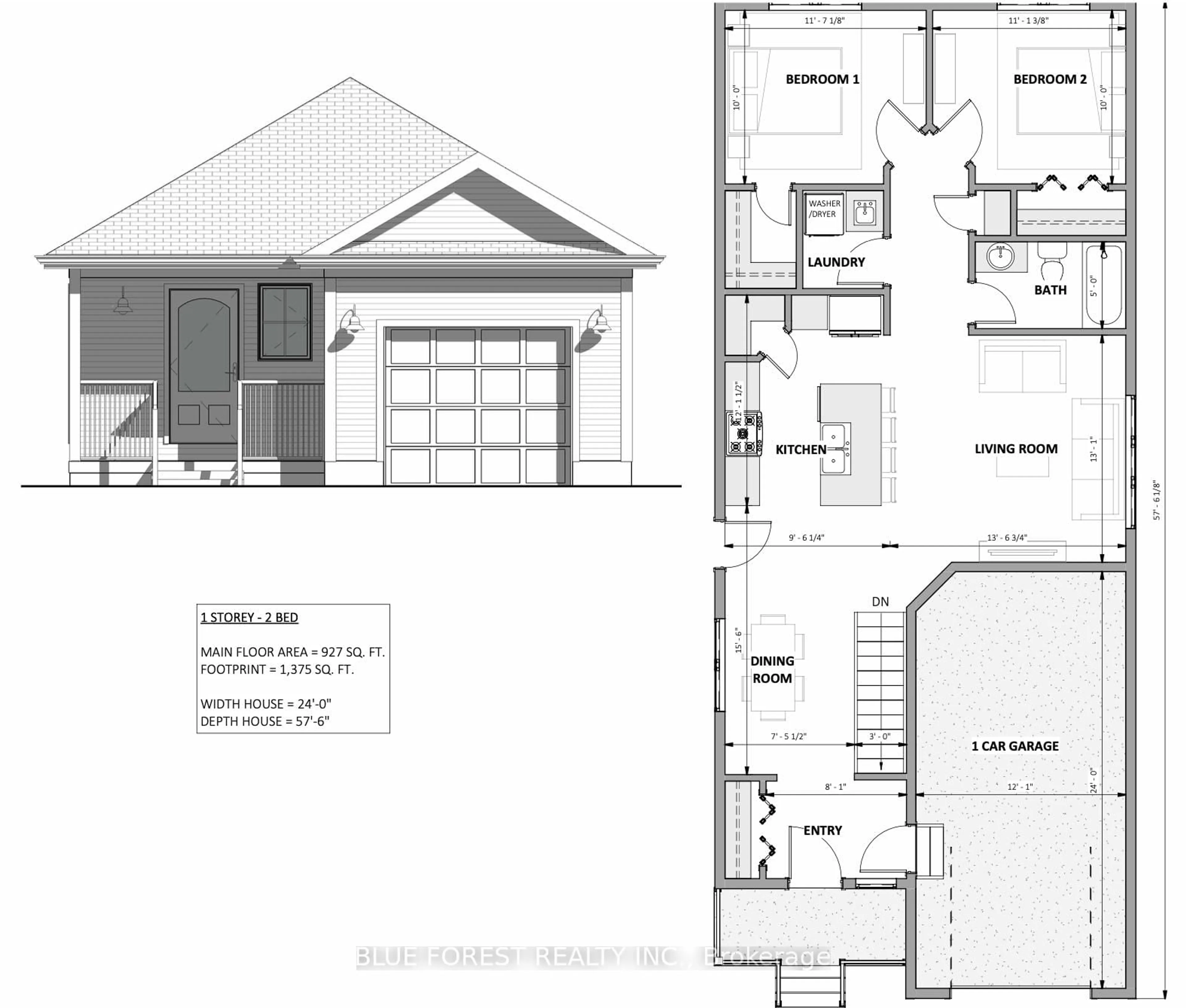 Floor plan for LOT 39 BEER Cres, Strathroy-Caradoc Ontario N7G 3K5