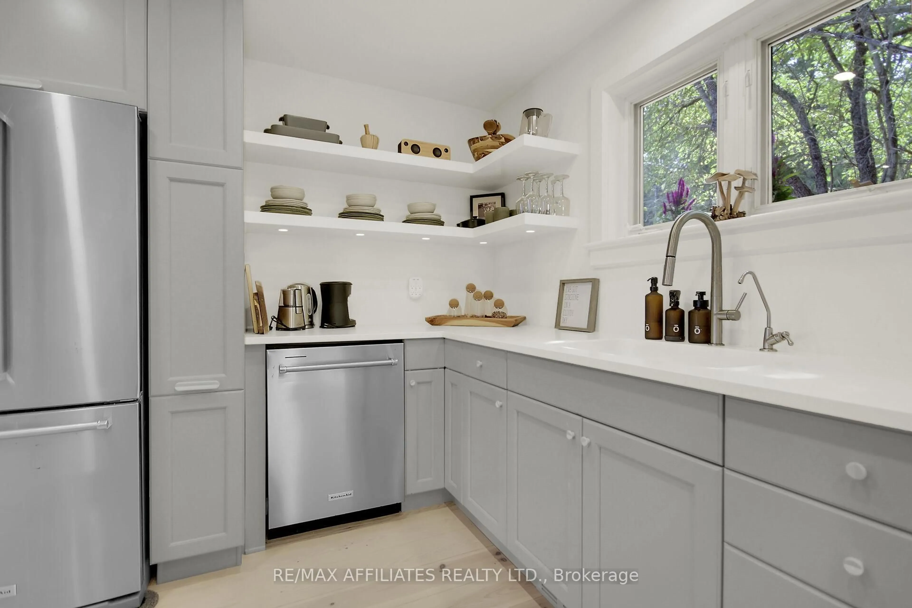 Contemporary kitchen, ceramic/tile floor for 300 Riverwood Dr, Ottawa Ontario K0A 3M0