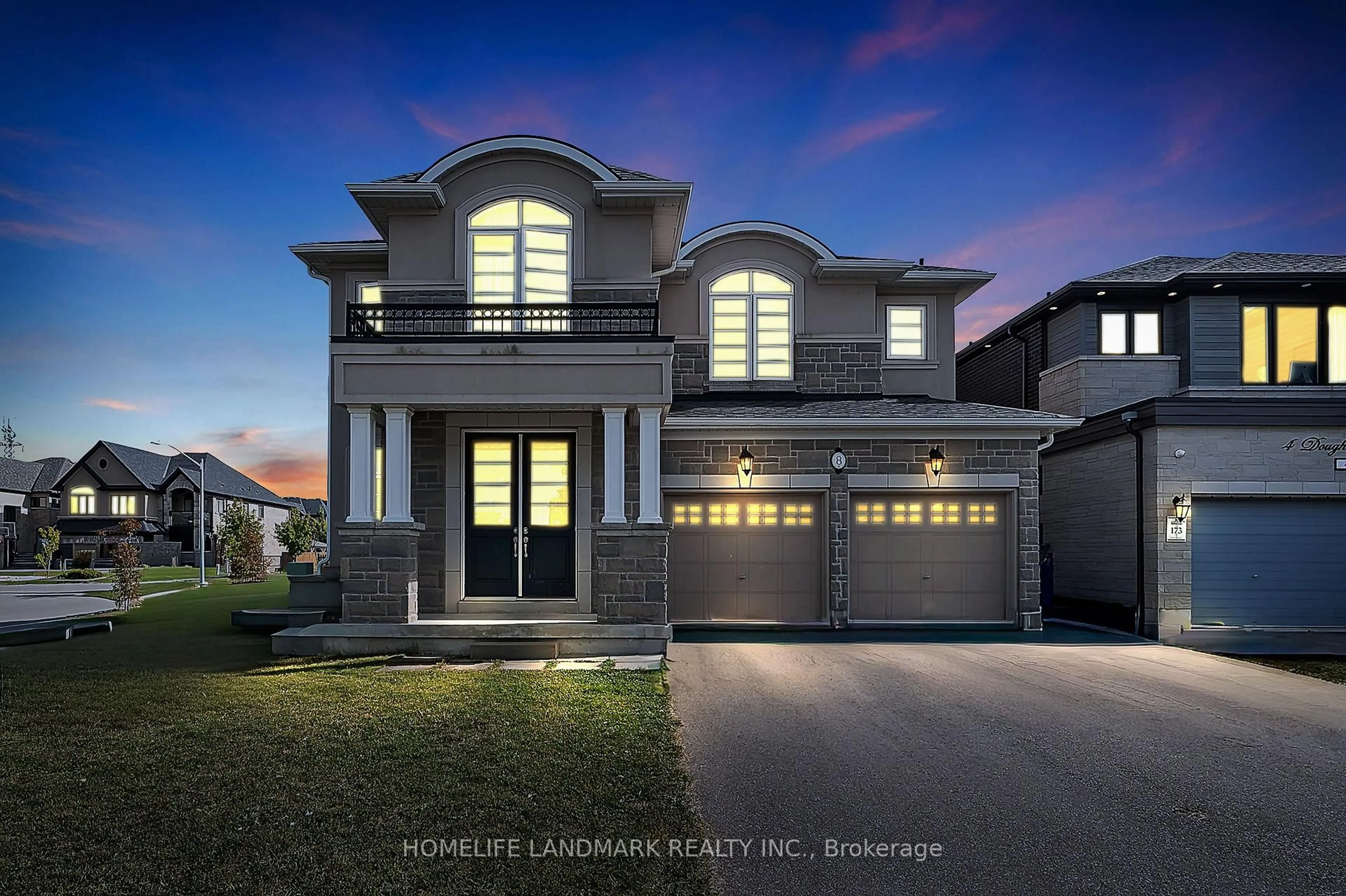 Home with brick exterior material, street for 8 Dougherty Crt, Hamilton Ontario L9K 0H7