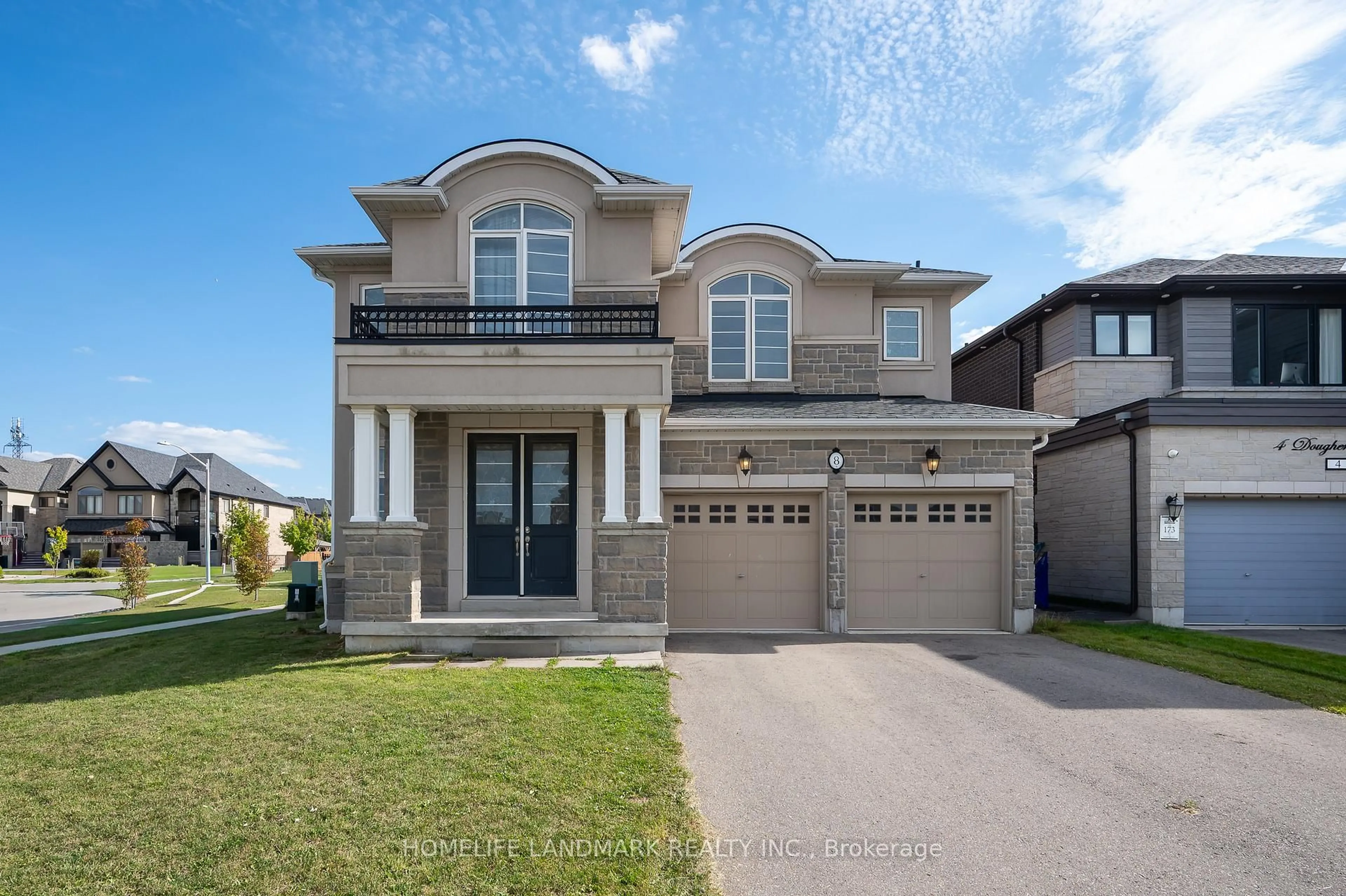 Home with brick exterior material, street for 8 Dougherty Crt, Hamilton Ontario L9K 0H7