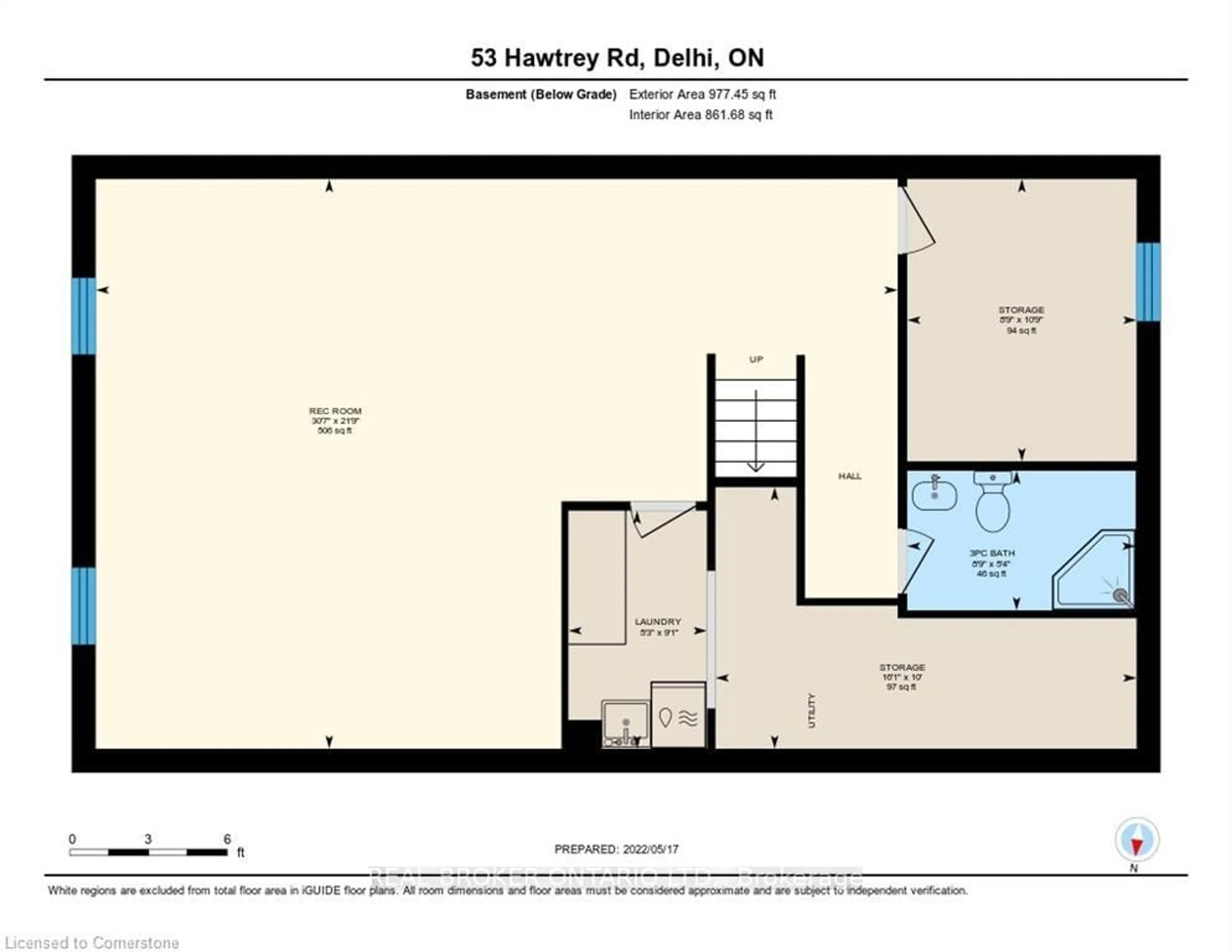 Floor plan for 53 Hawtrey Rd, Norfolk Ontario N4B 2W5