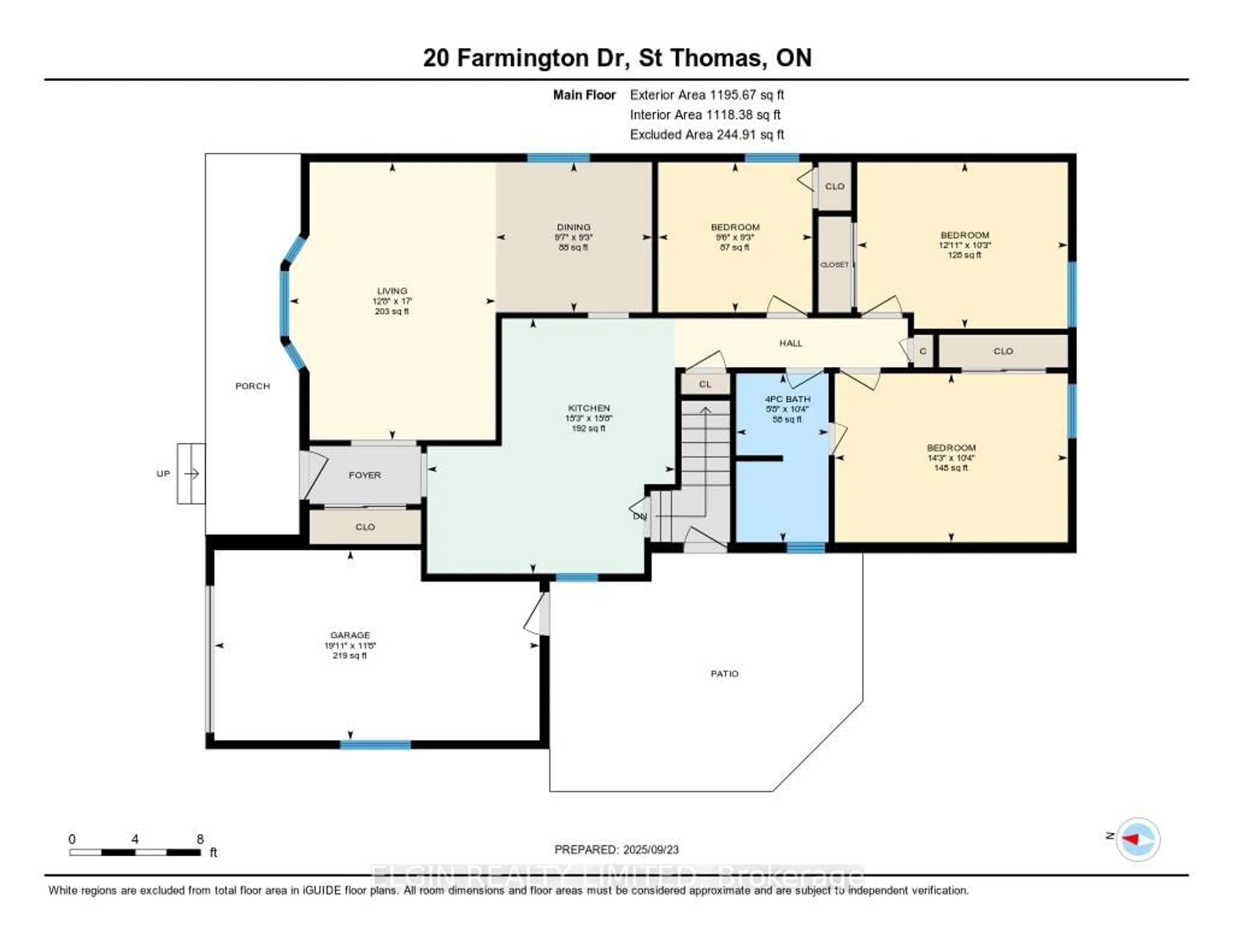 Floor plan for 20 Farmington Dr, St. Thomas Ontario N5R 5X4