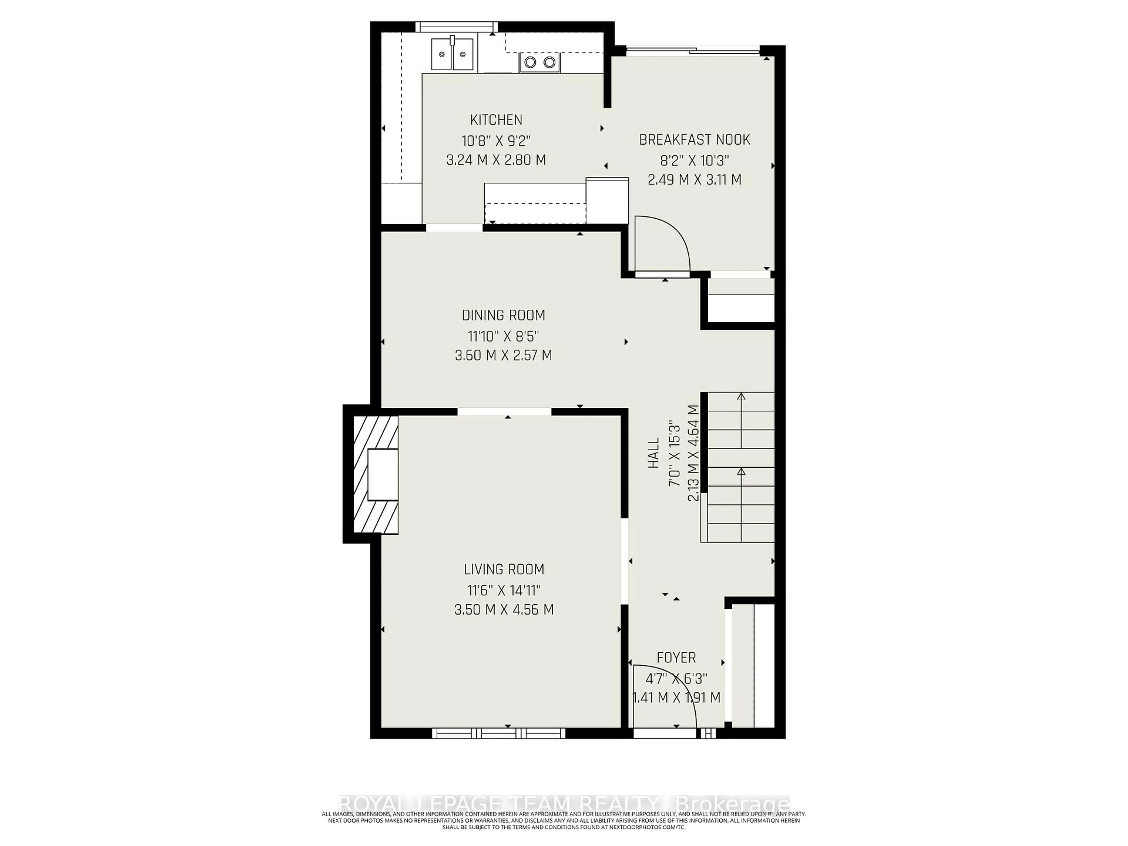 Floor plan for 440 Kintyre Private #218, Ottawa Ontario K2C 3M9