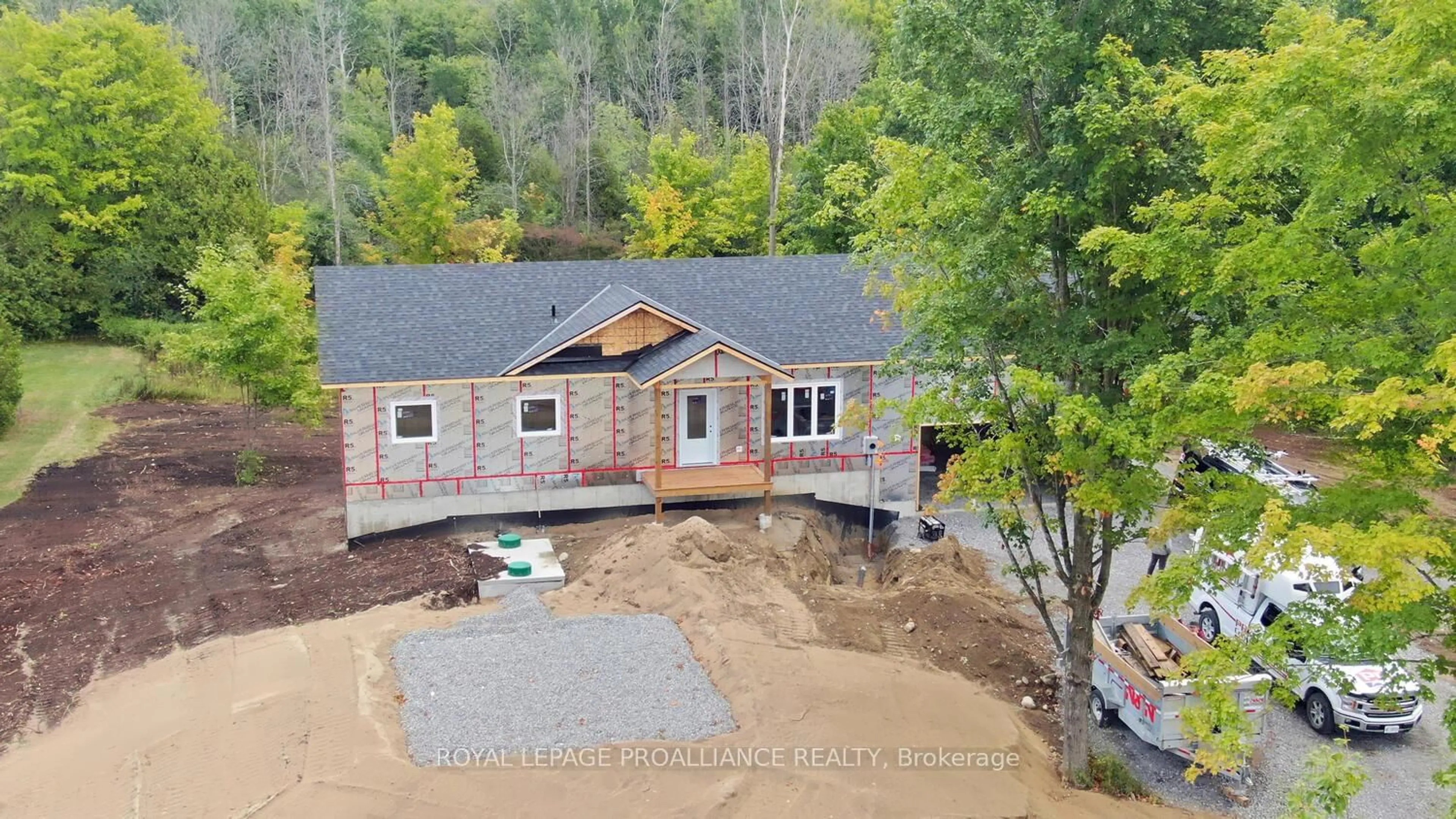 A pic from outside/outdoor area/front of a property/back of a property/a pic from drone, building for 6229 Foster Hall Rd, Elizabethtown-Kitley Ontario K6V 5T4