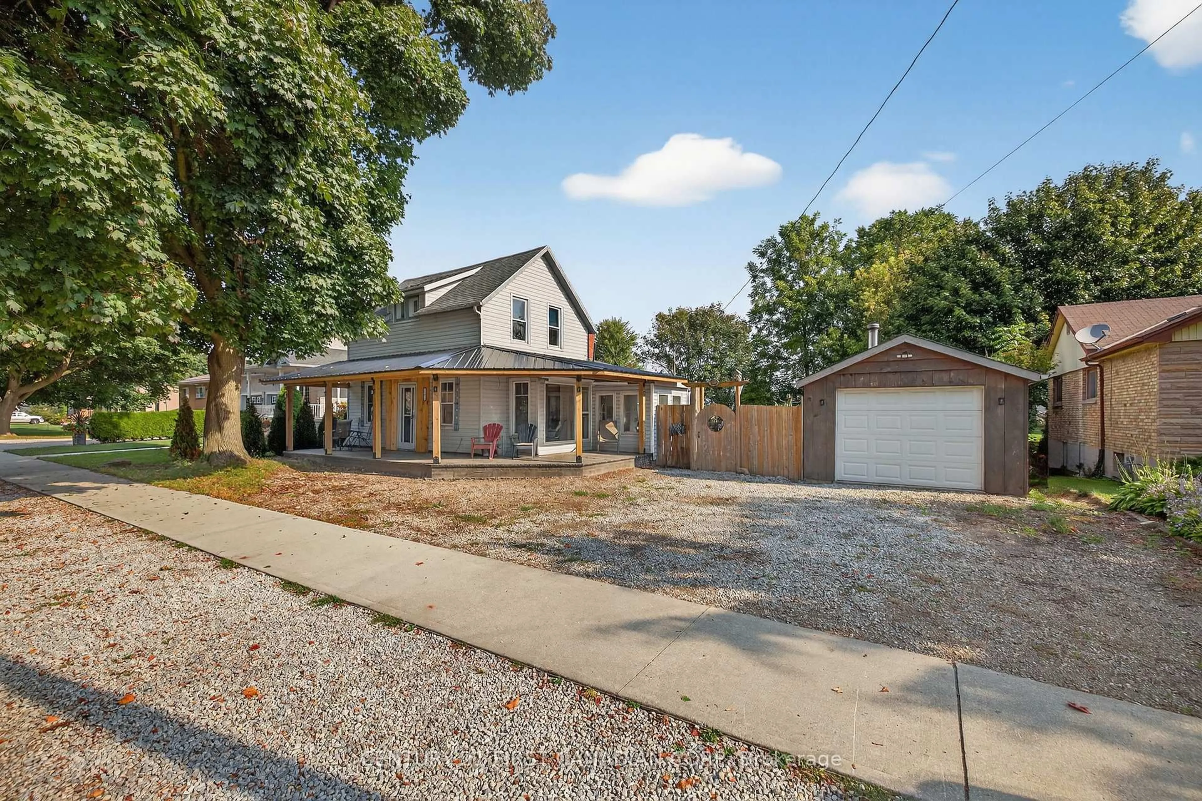 A pic from outside/outdoor area/front of a property/back of a property/a pic from drone, street for 247 Ridout St, West Elgin Ontario N0L 2C0