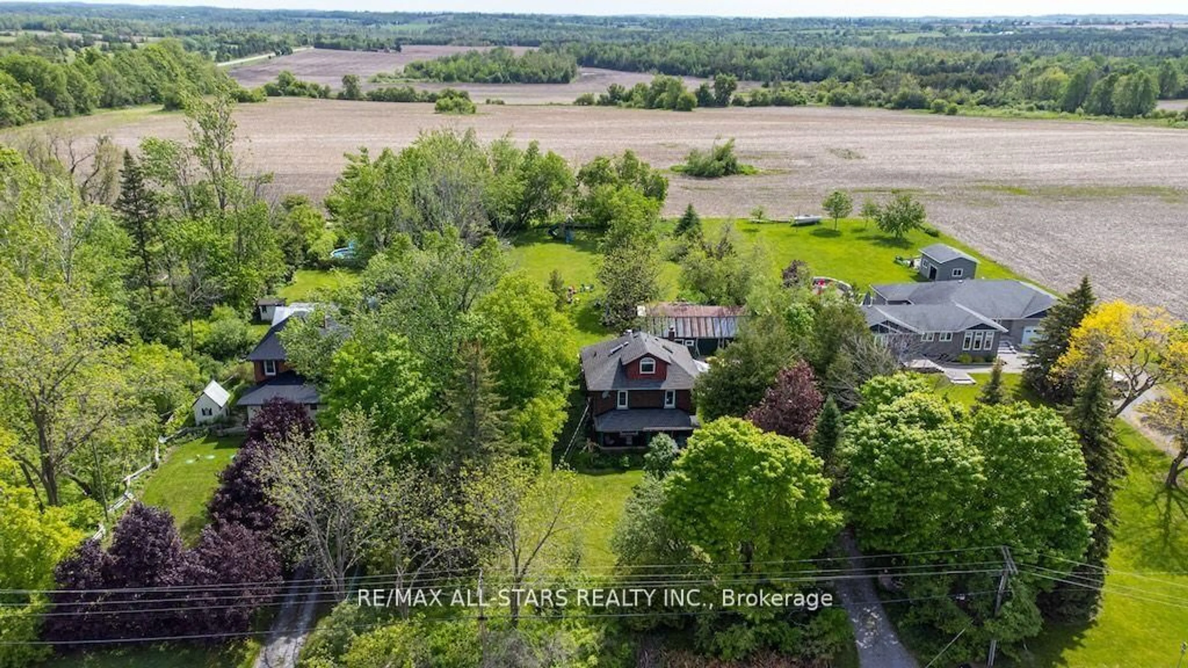 A pic from outside/outdoor area/front of a property/back of a property/a pic from drone, water/lake/river/ocean view for 4784 Regional Road 57, Kawartha Lakes Ontario L0B 1K0