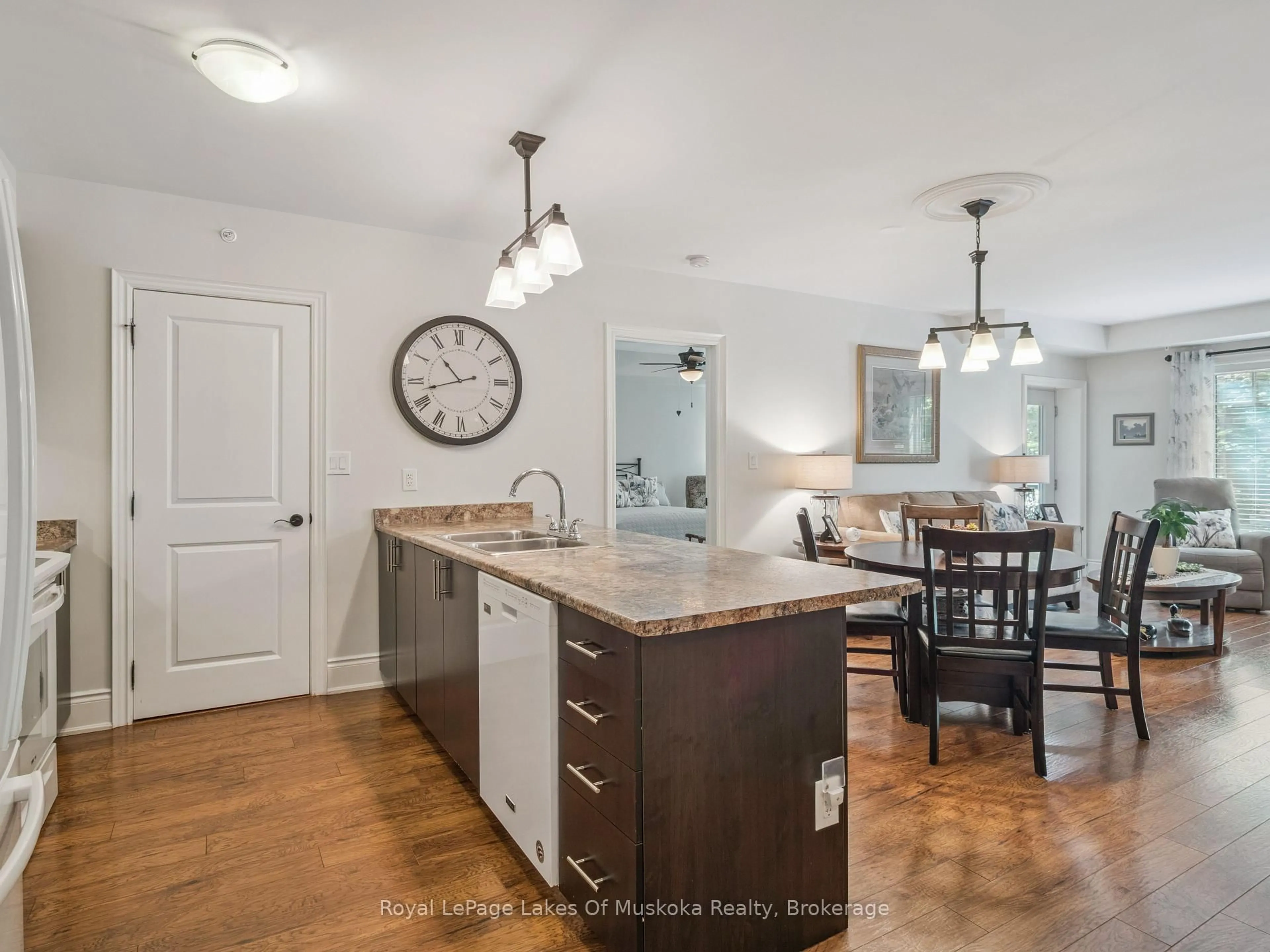 Open concept kitchen, unknown for 391B Manitoba St #203, Bracebridge Ontario P1L 0B5