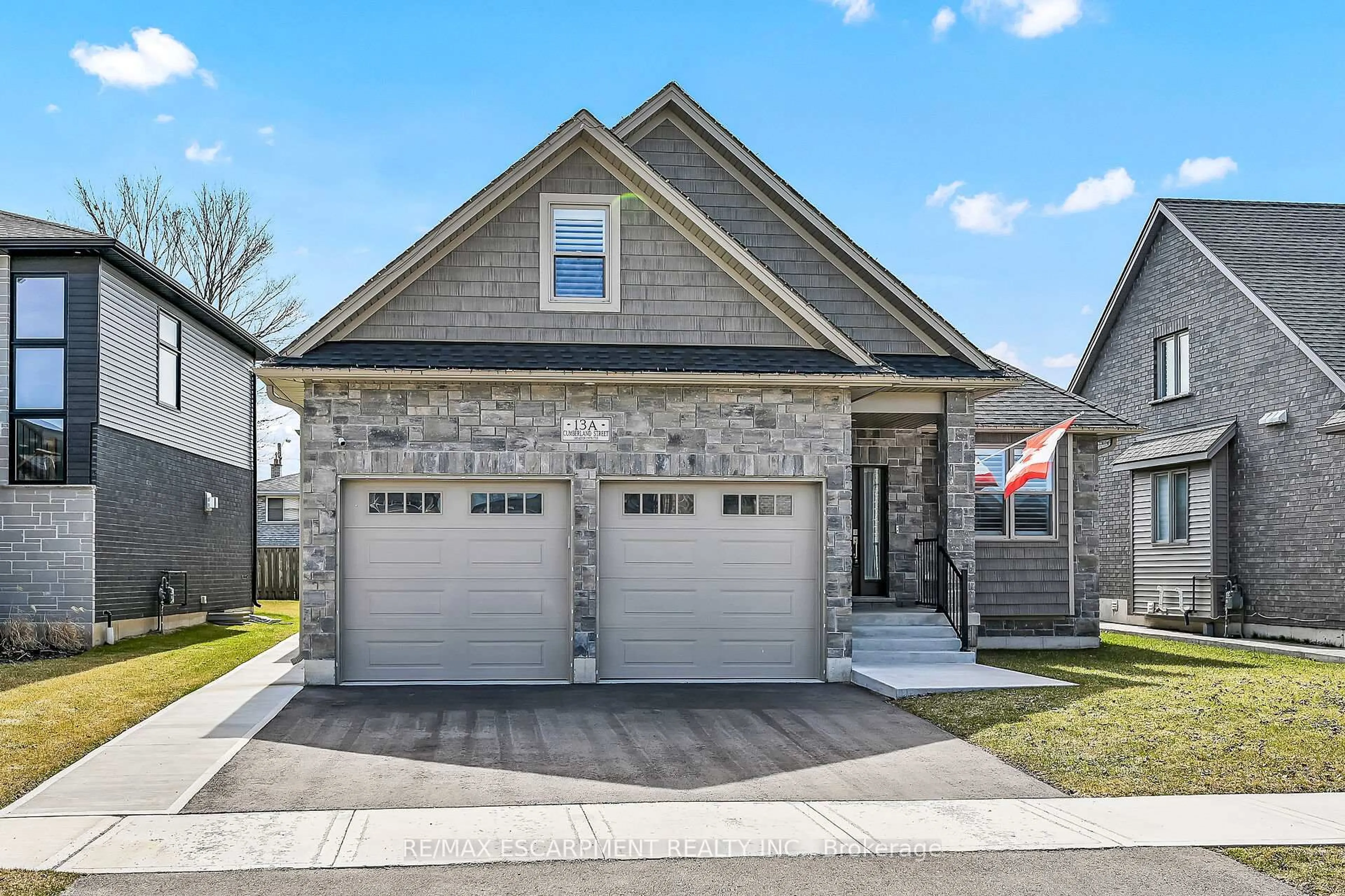 Home with brick exterior material, street for 13A Cumberland St, Brantford Ontario N3S 7J6