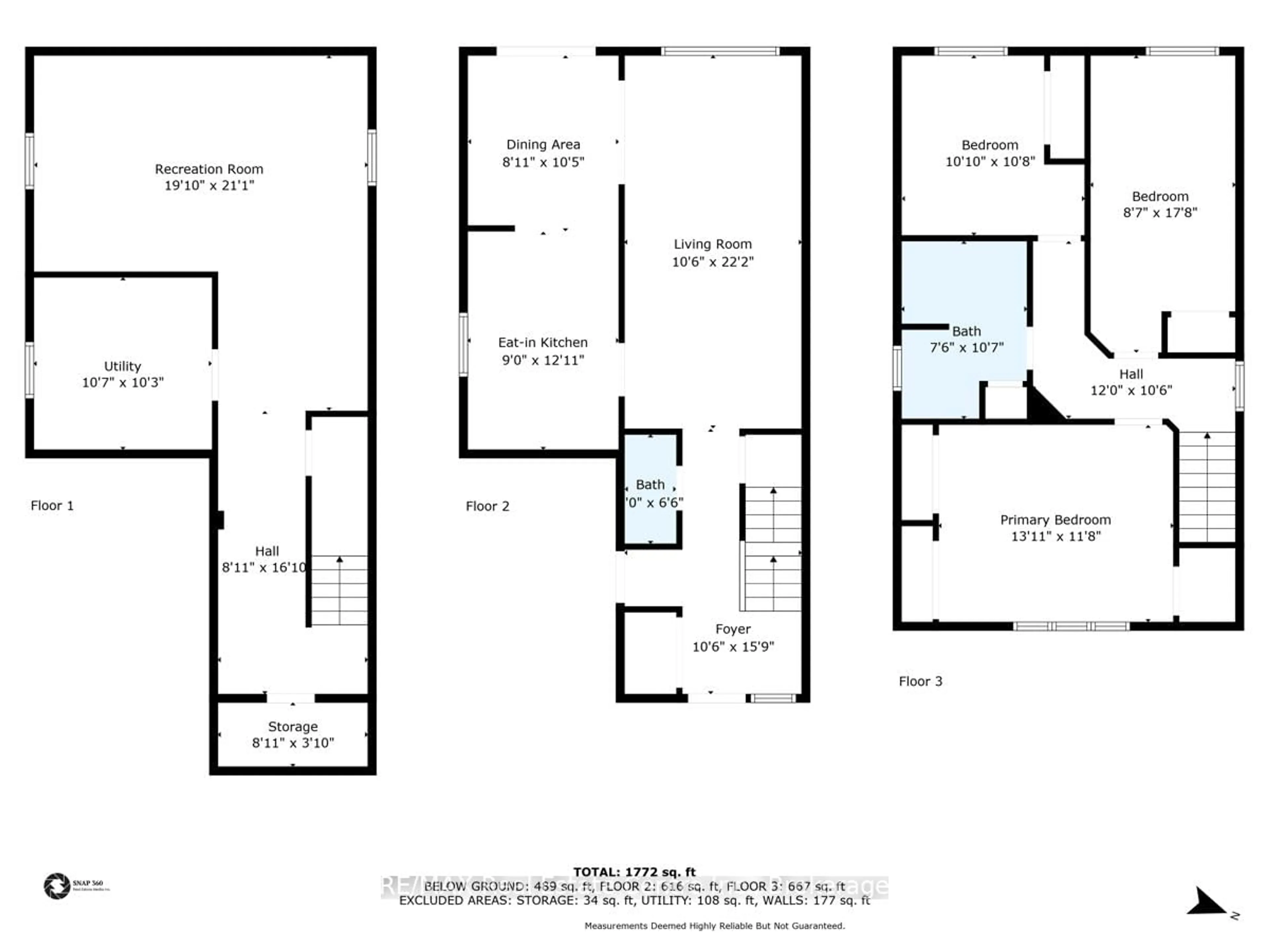 Floor plan for 75 Marisa St, Kitchener Ontario N2K 3V8