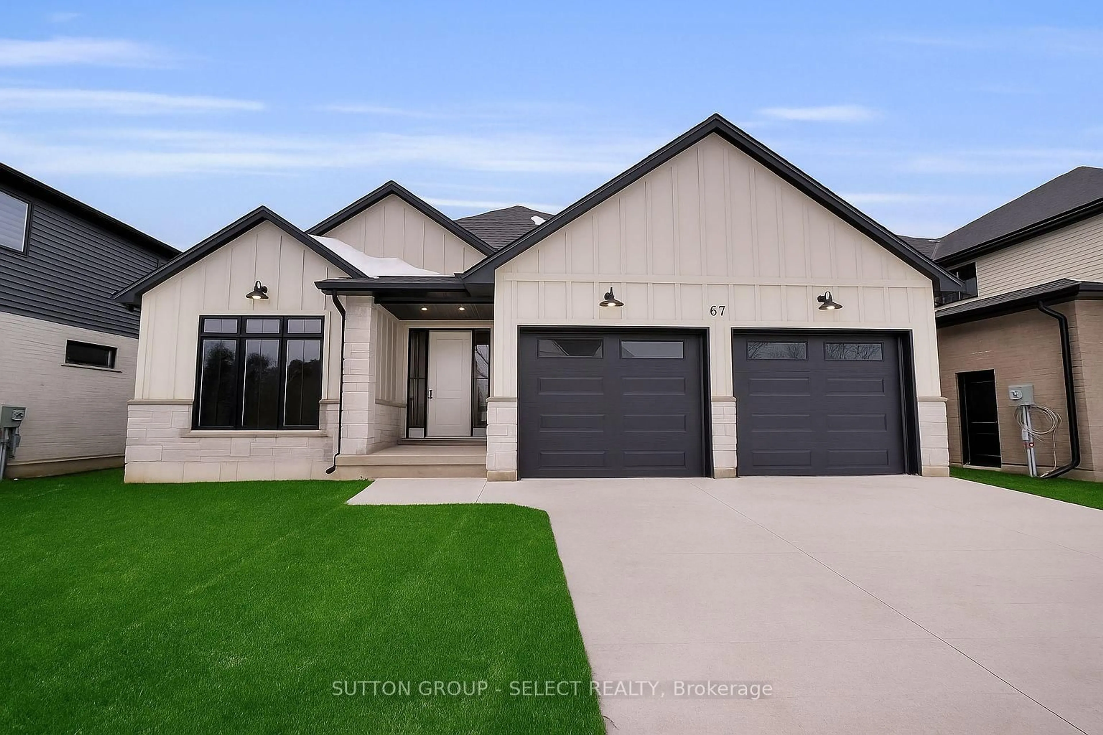 Home with vinyl exterior material, street for 67 Royal Cres, Southwold Ontario N5P 3T2